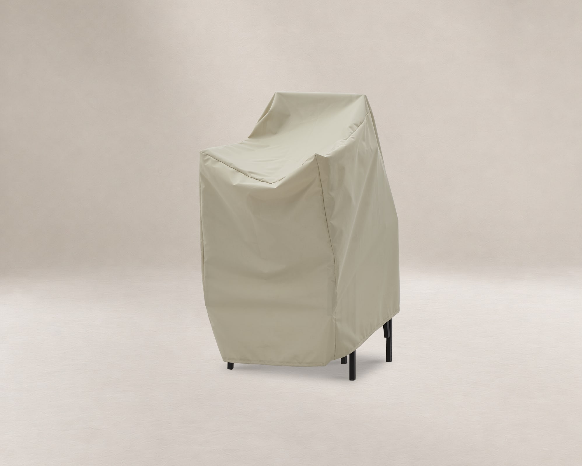 Sorrento Outdoor Dining Chair Set Cover, Beige 0