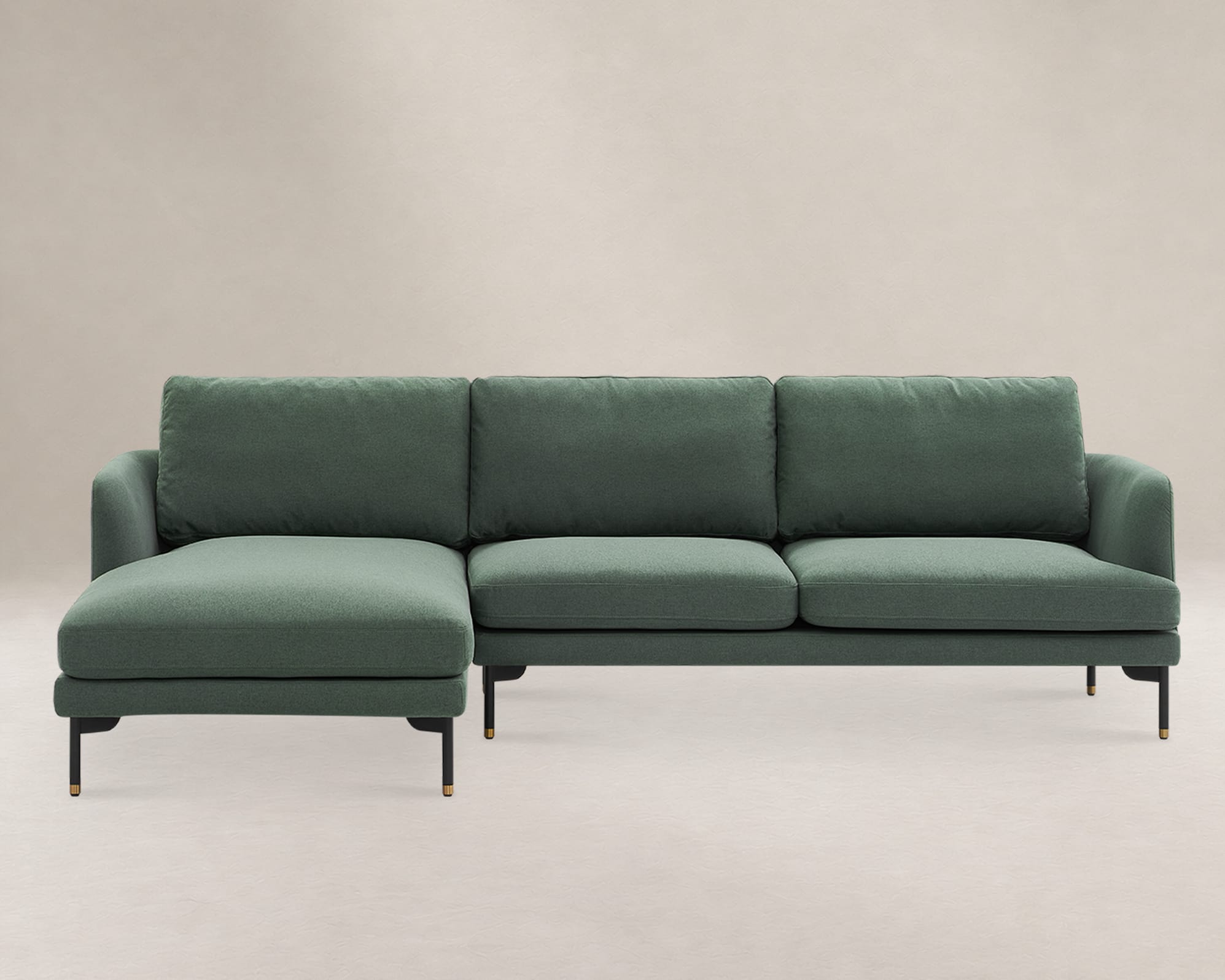 Pebble Chaise Sectional Couch 2