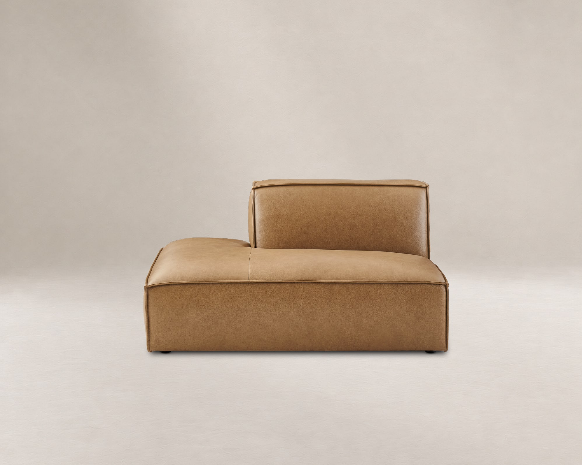 Jonathan Leather Left Chaise Sofa 2
