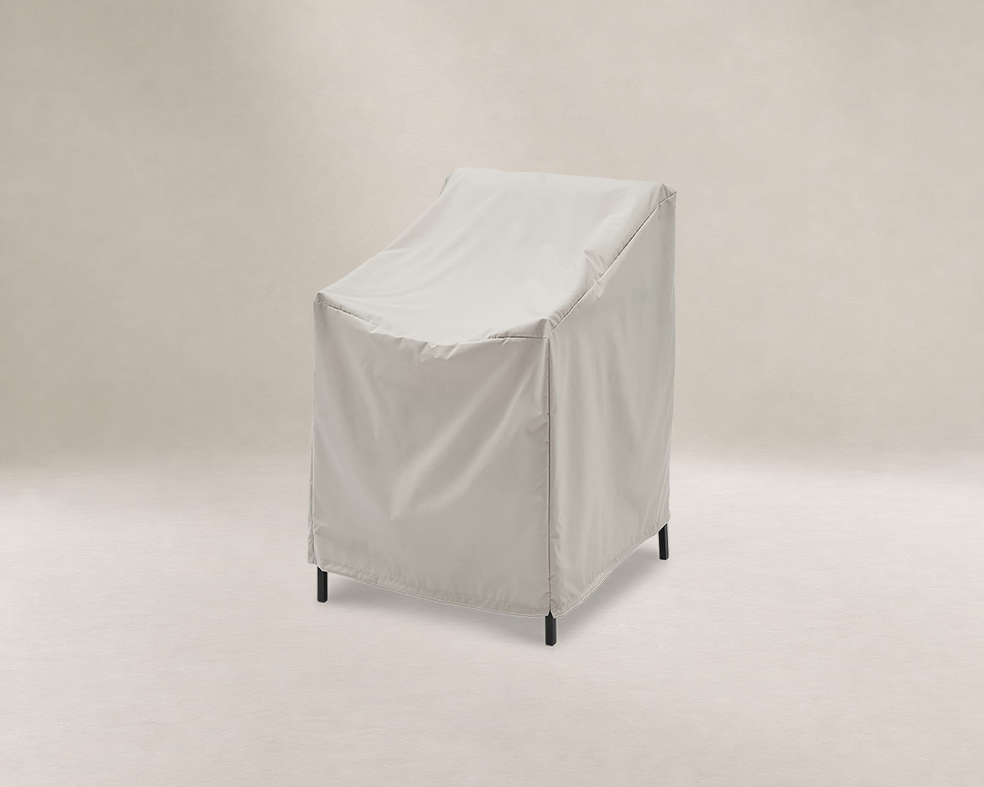 Sorrento Outdoor Dining Chair Set Cover, Ivory 0