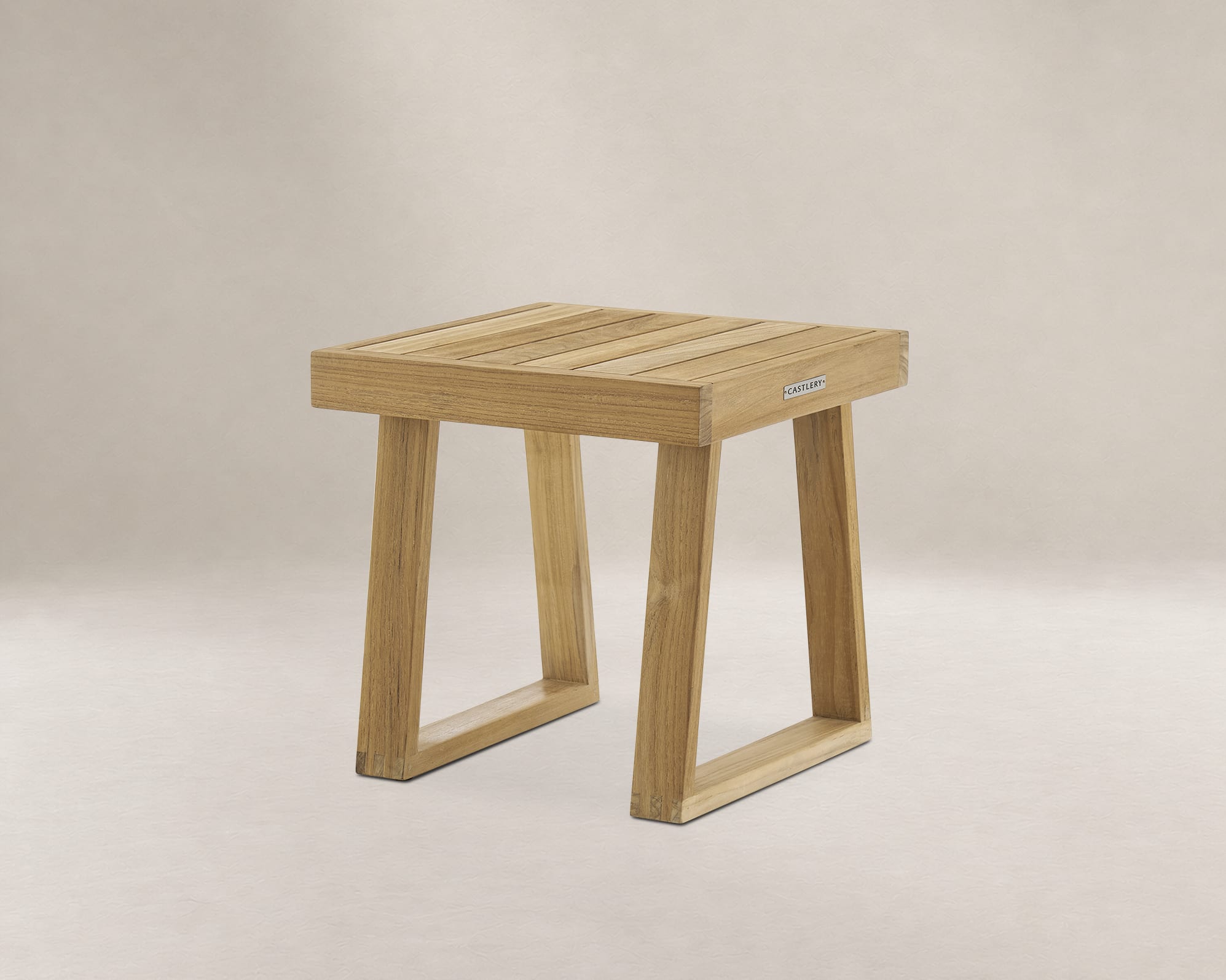 Rio Outdoor Teak 2 Lounge Chairs & Side Table Set 2
