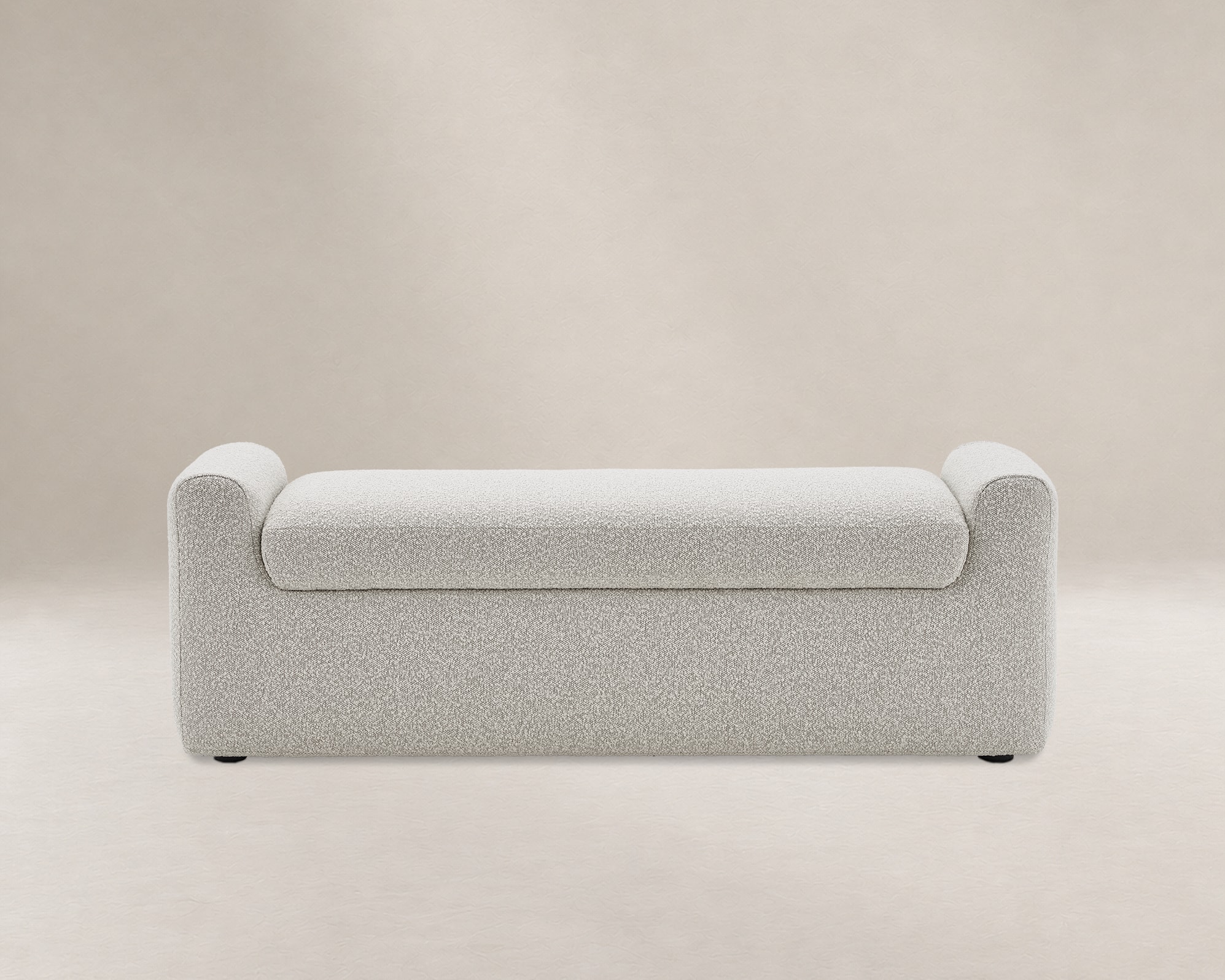 Dakota Performance Bouclé Storage Bench 1