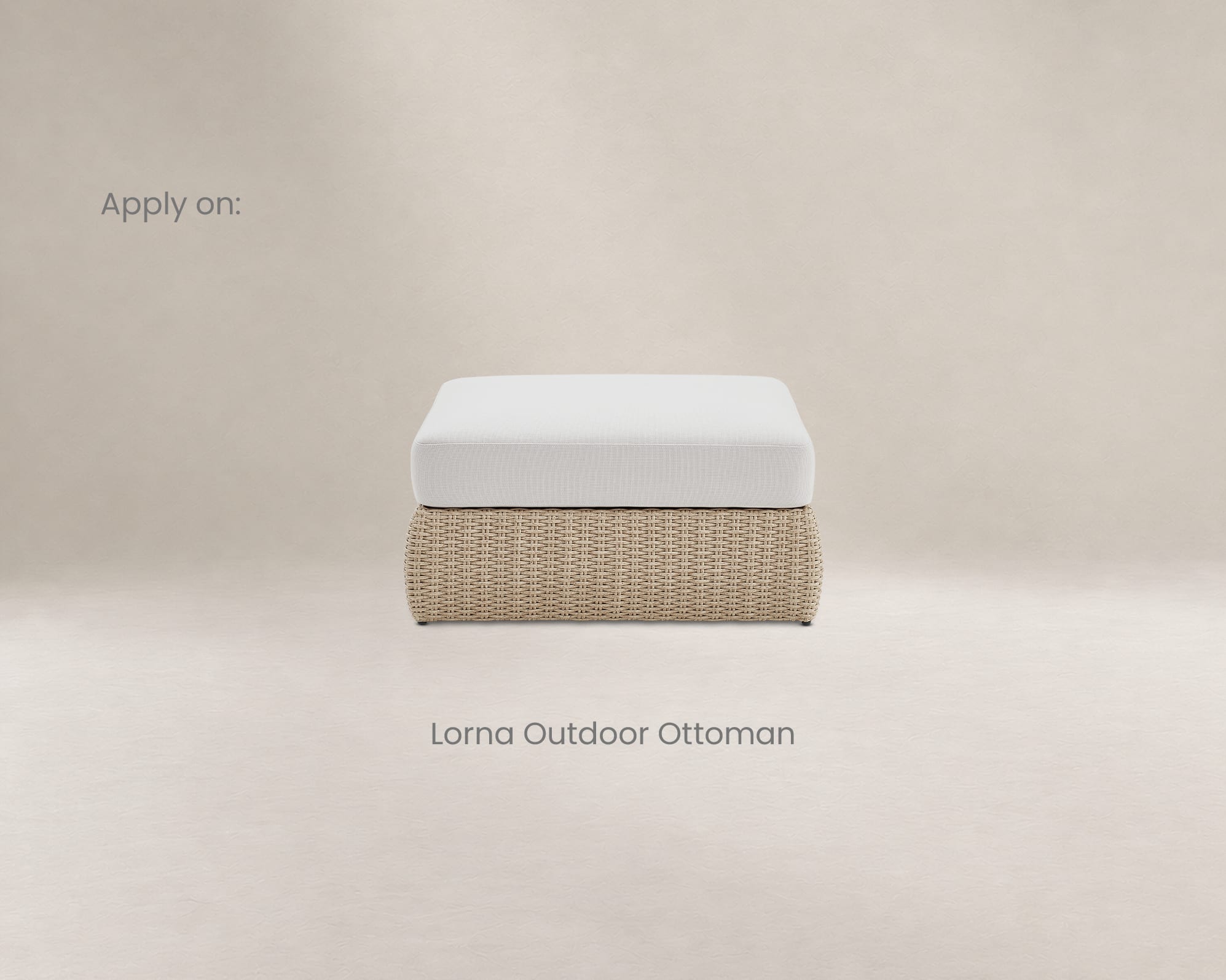 Lorna Outdoor 2-in-1 Coffee Table and Ottoman Cover 4
