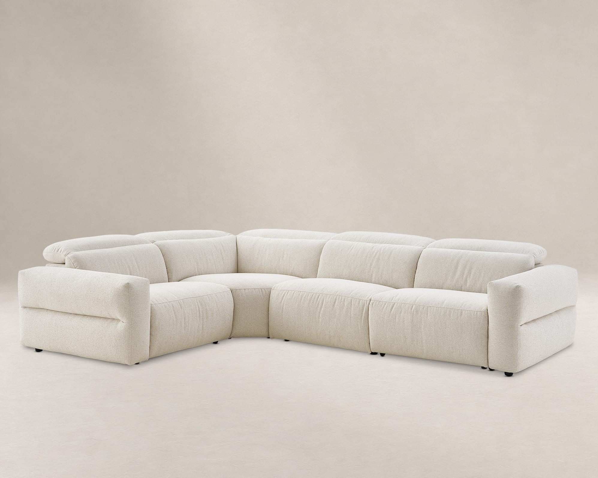 Jaron Performance Fabric Recliner Chaise Sectional Sofa 2