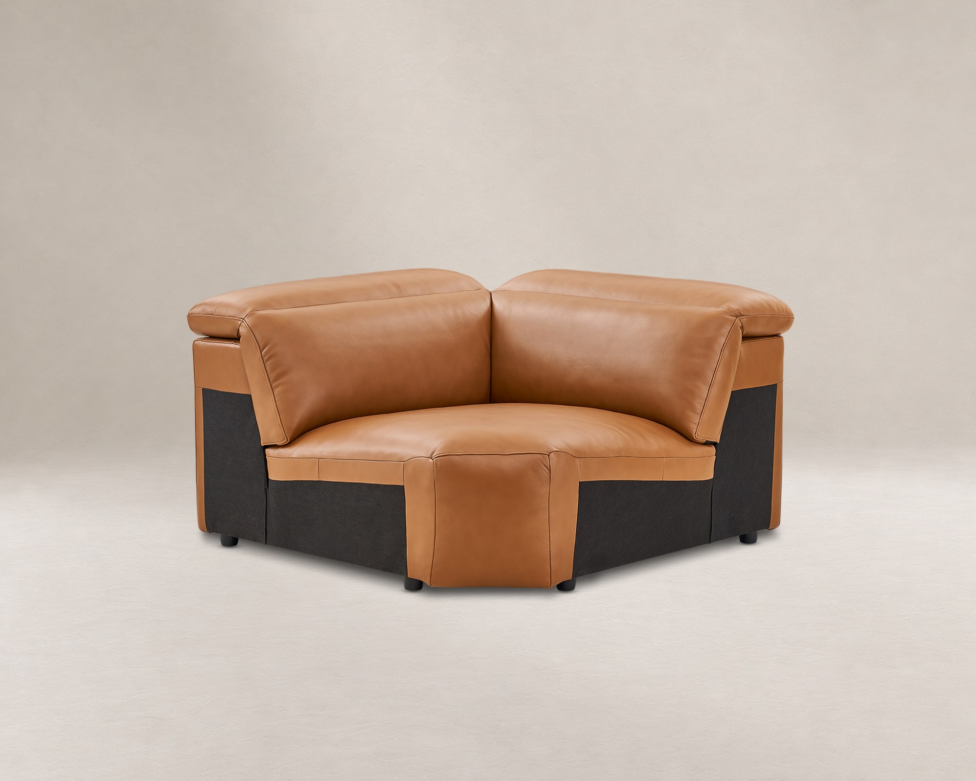 Jaron Leather Corner Sofa 0