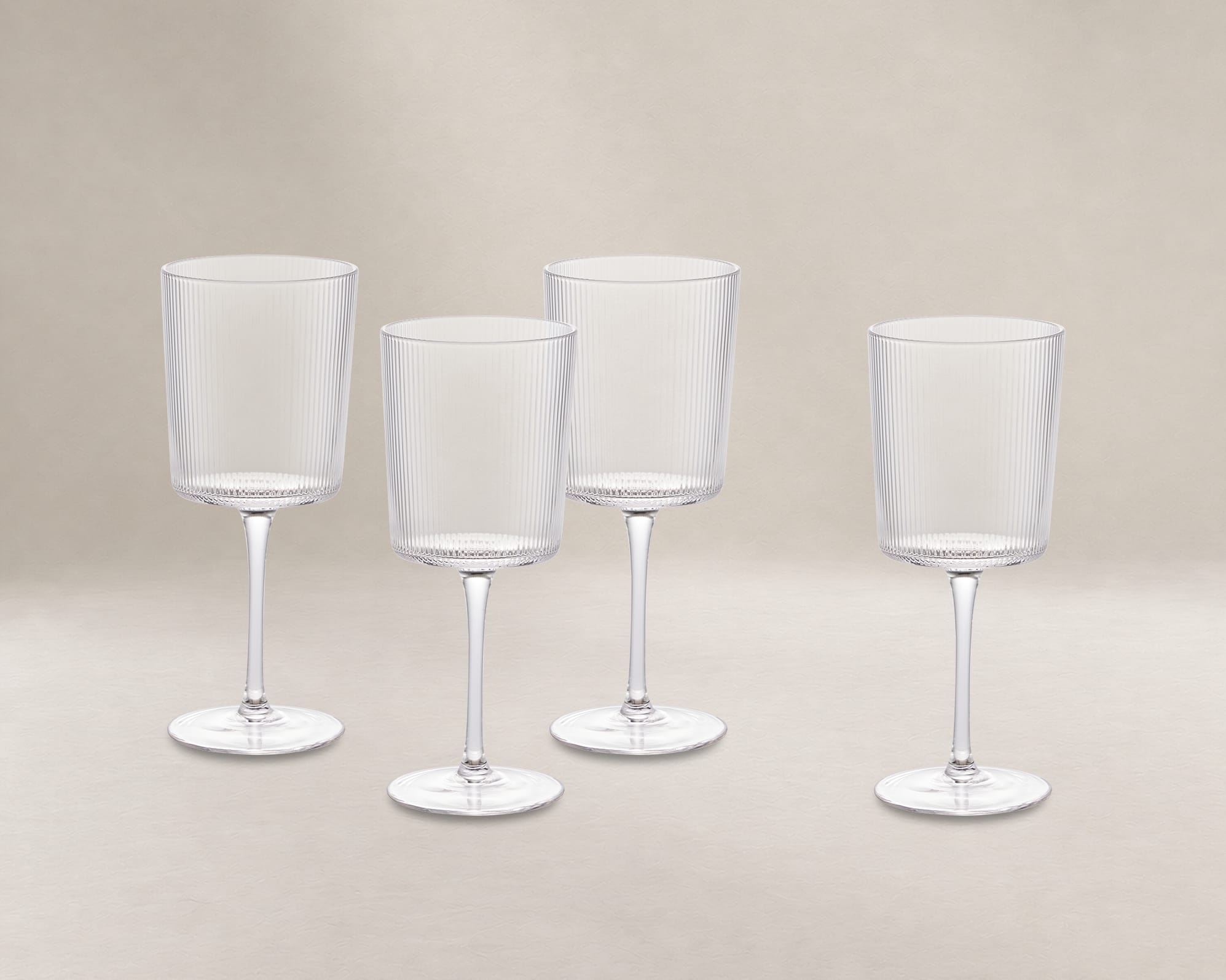 Flute All-Purpose Wine Glasses, Set of 4 1