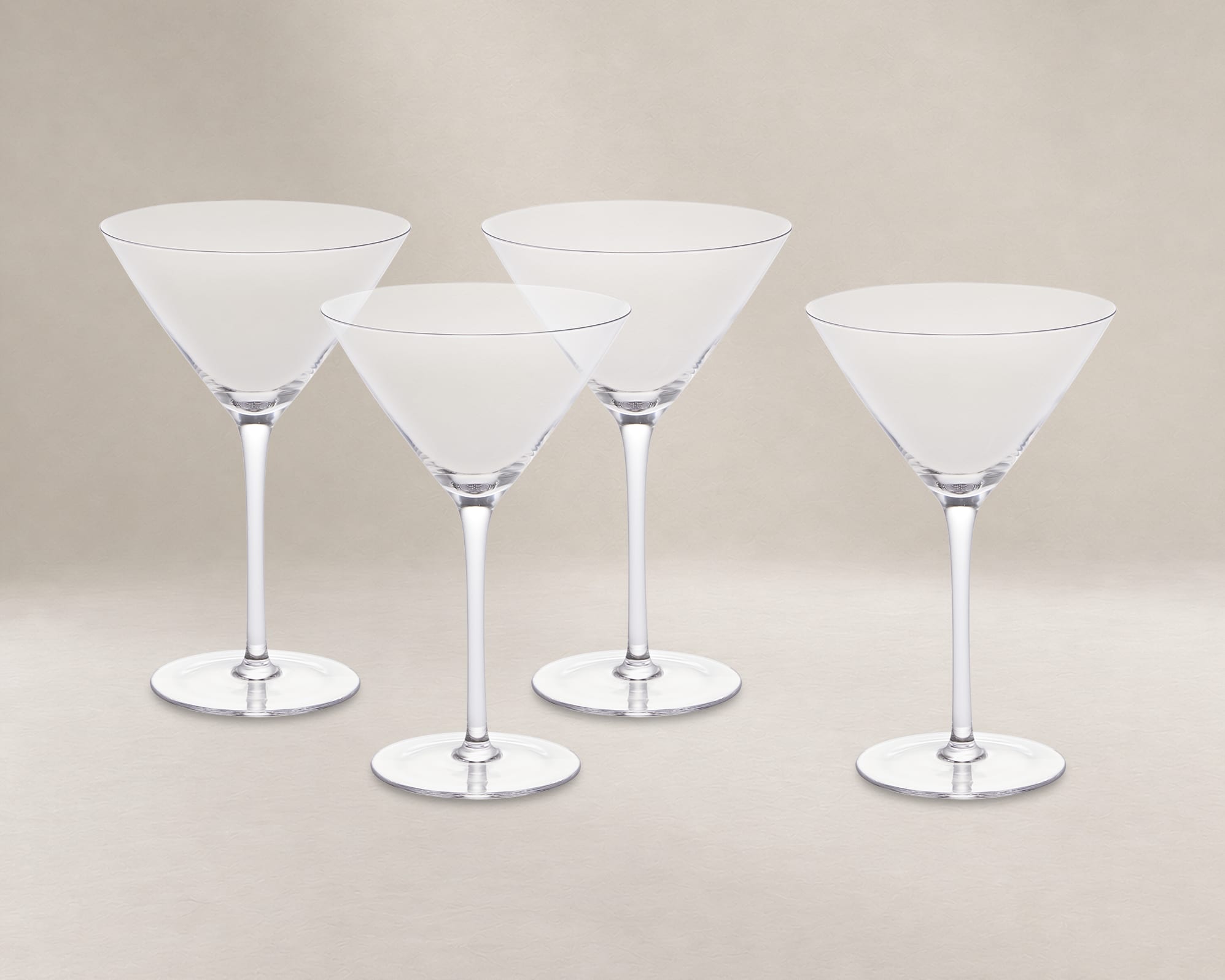 Lucent Martini Glasses, Set of 4 1
