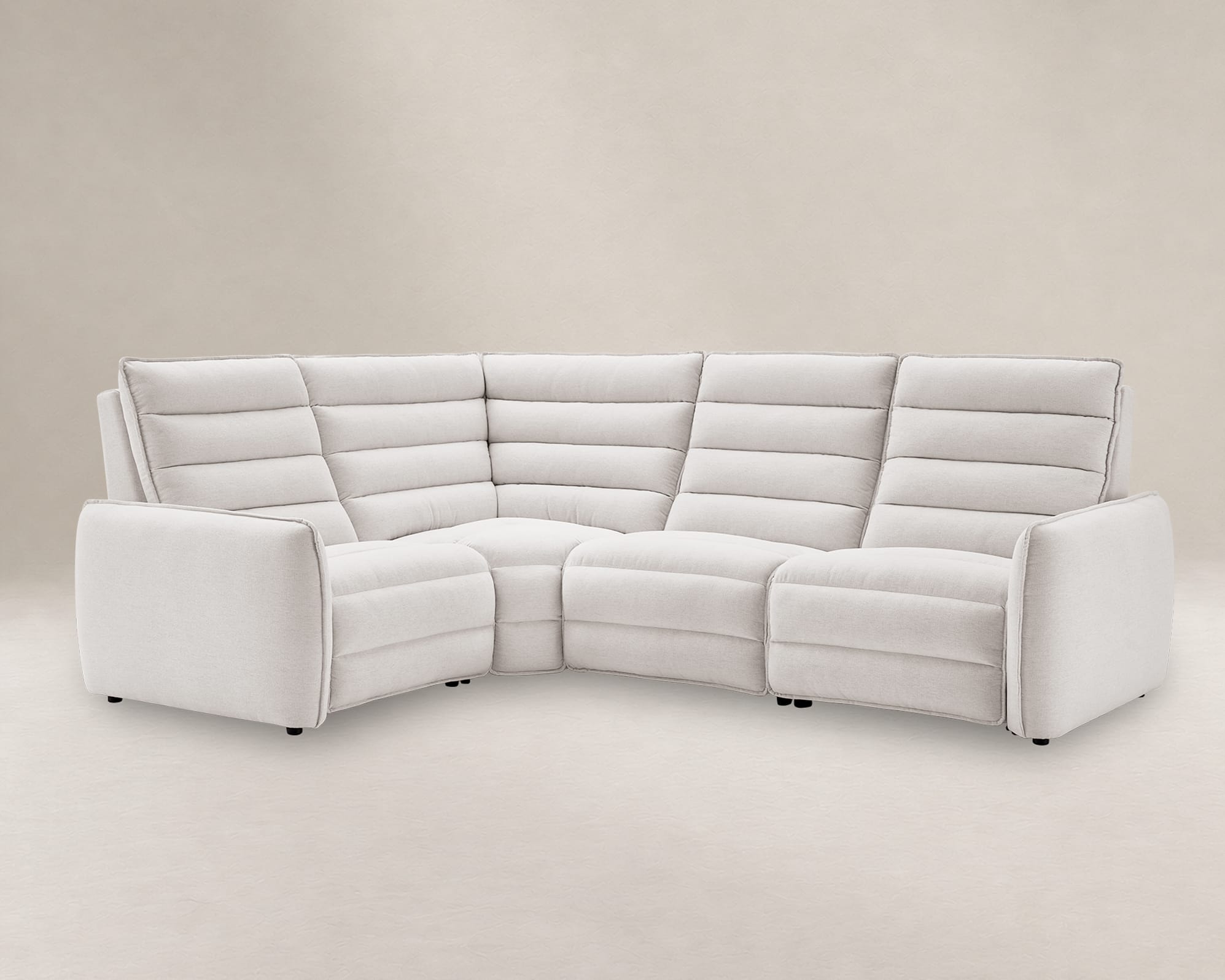 Reverie Performance Fabric Power Recliner Chaise Sectional Sofa 2