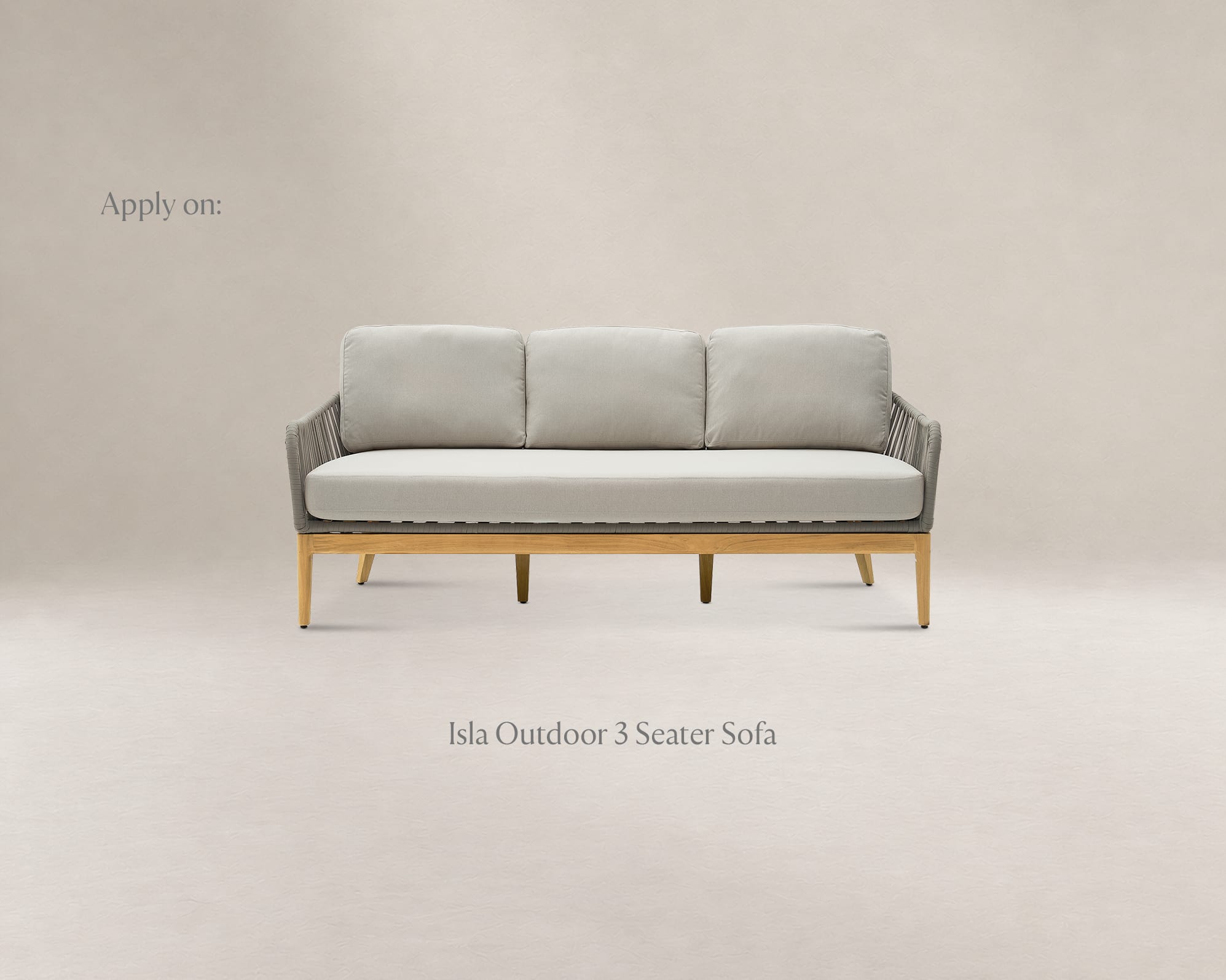 Isla Outdoor 3 Seater Sofa Cover 4