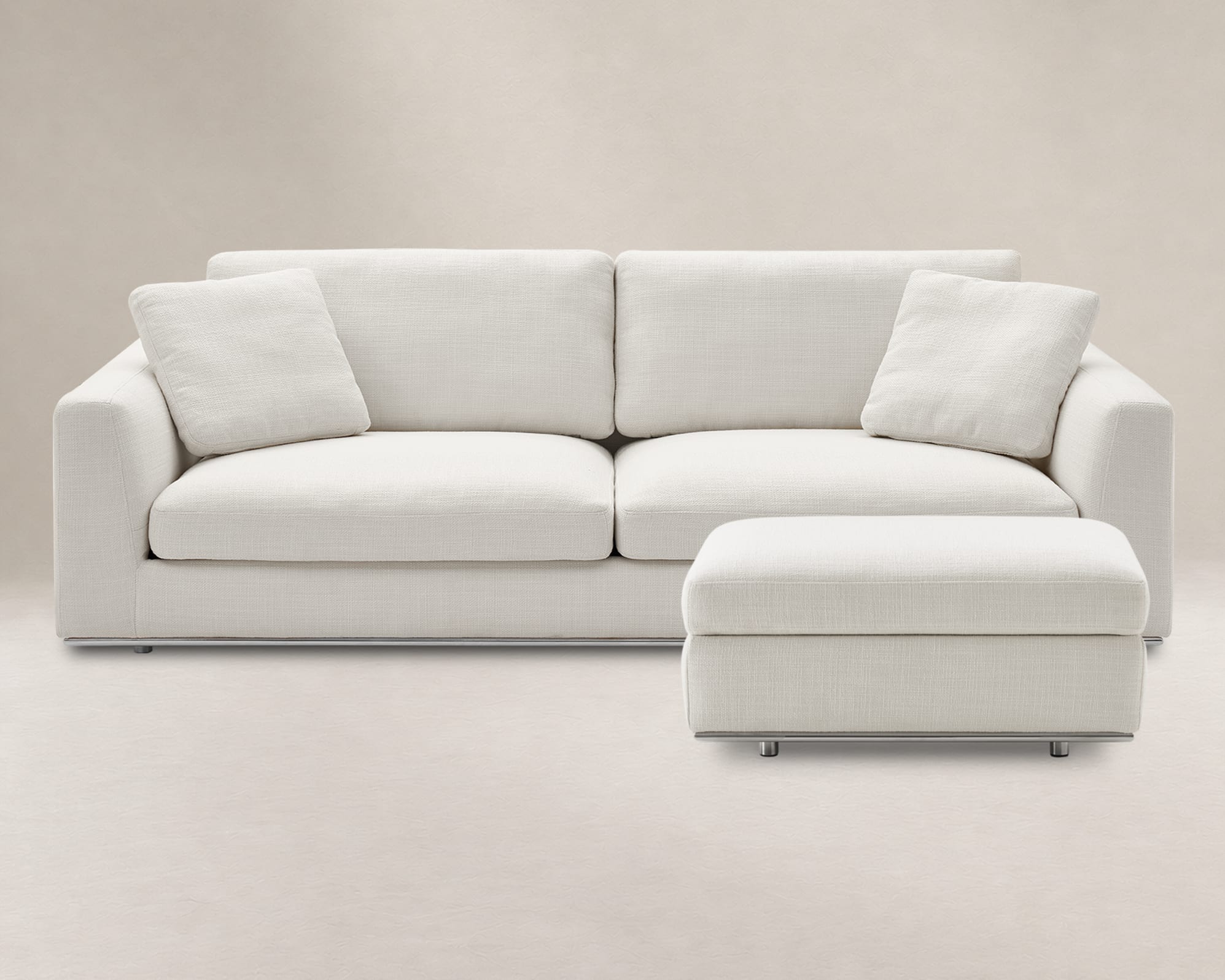 Hamilton 3 Seater Sofa with Storage Ottoman 1