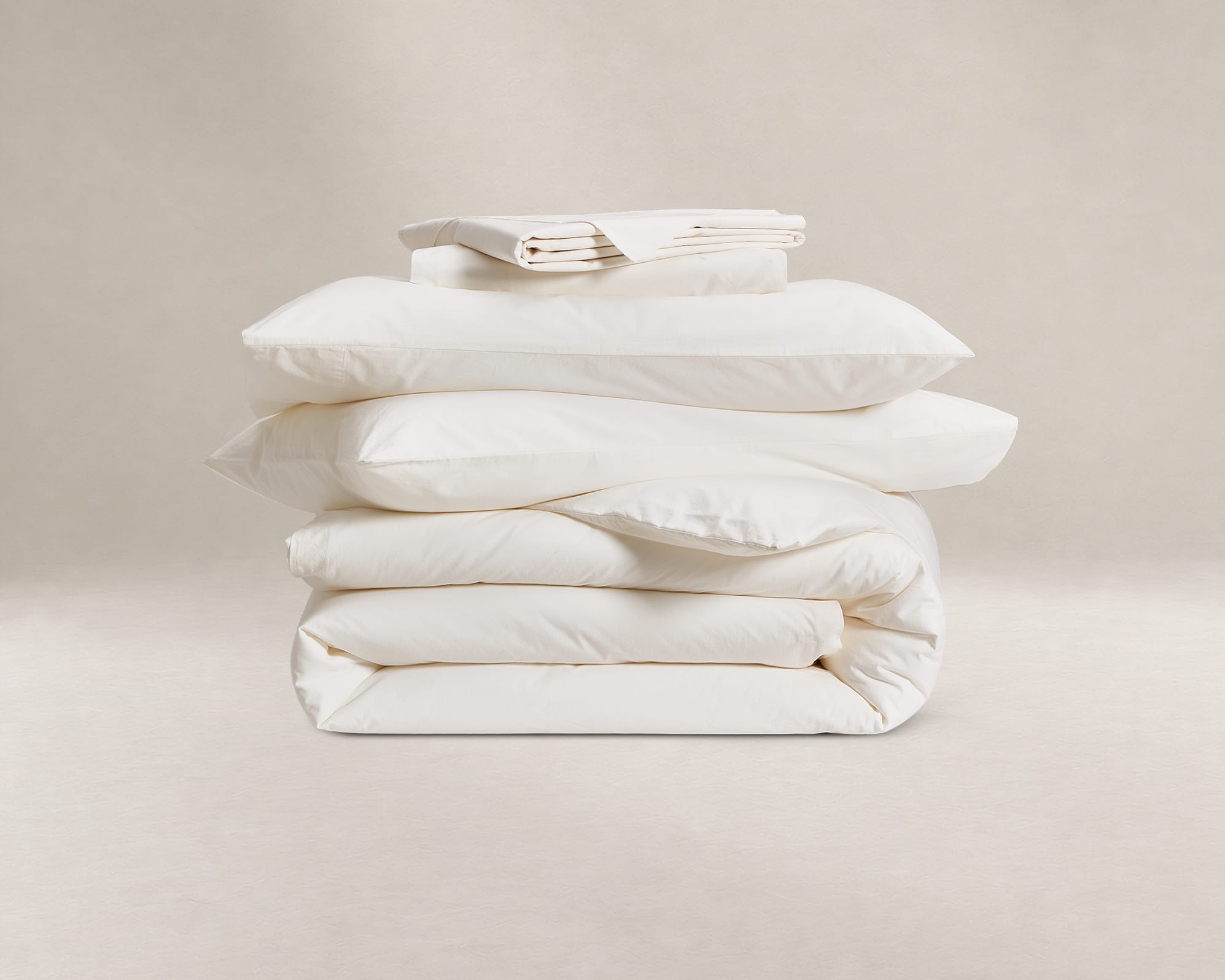 Classic Cotton Percale Sheet Set & Quilt Cover 3