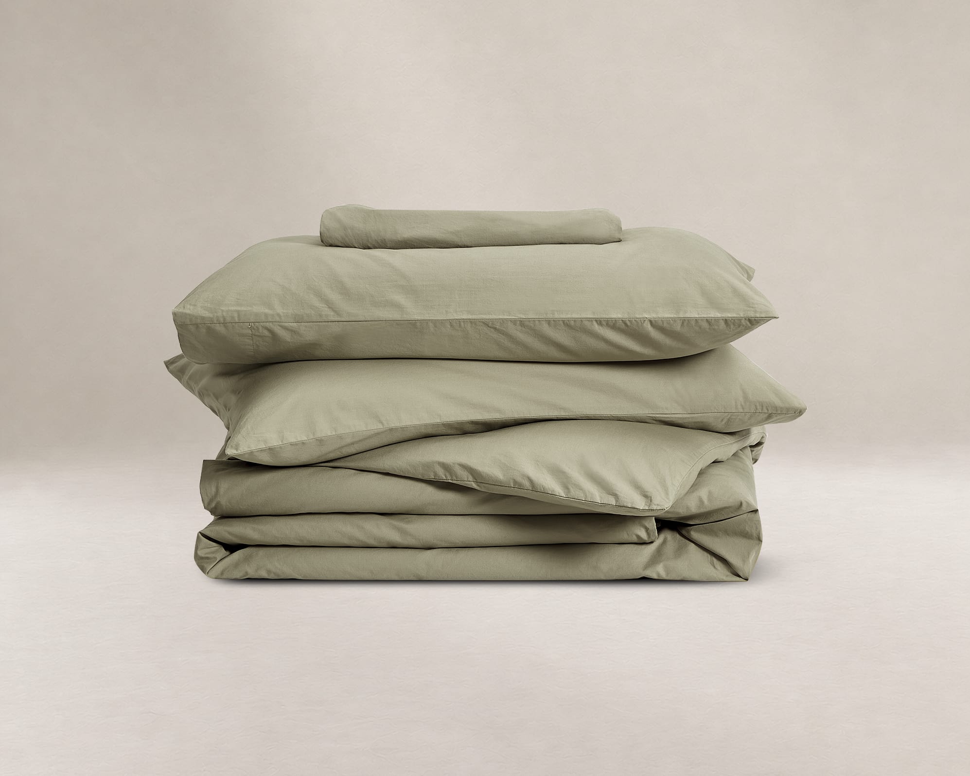 Classic Cotton Percale Sheet Set & Duvet Cover 3
