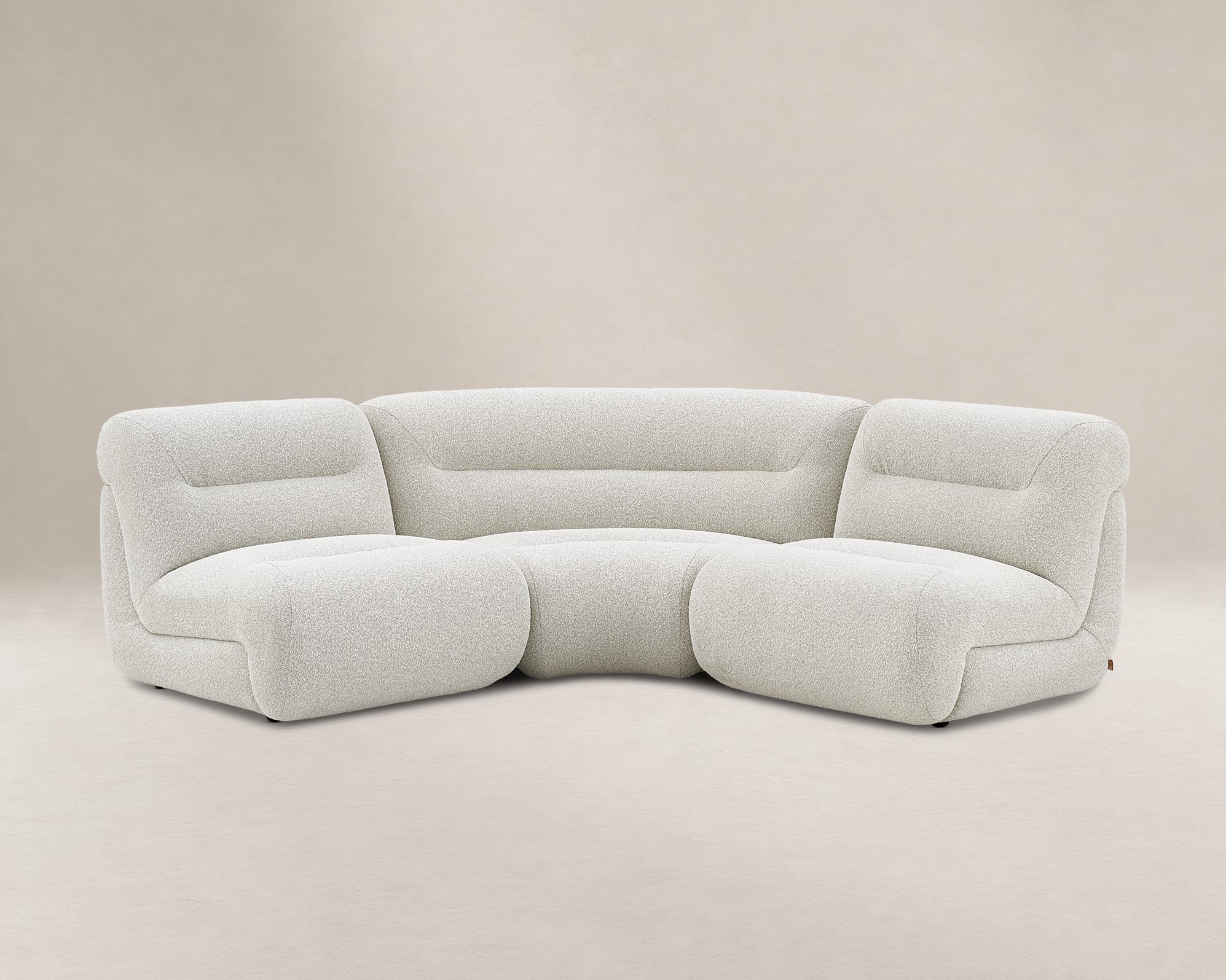 Tovi Performance Boucle 3-Piece Sectional Sofa 2