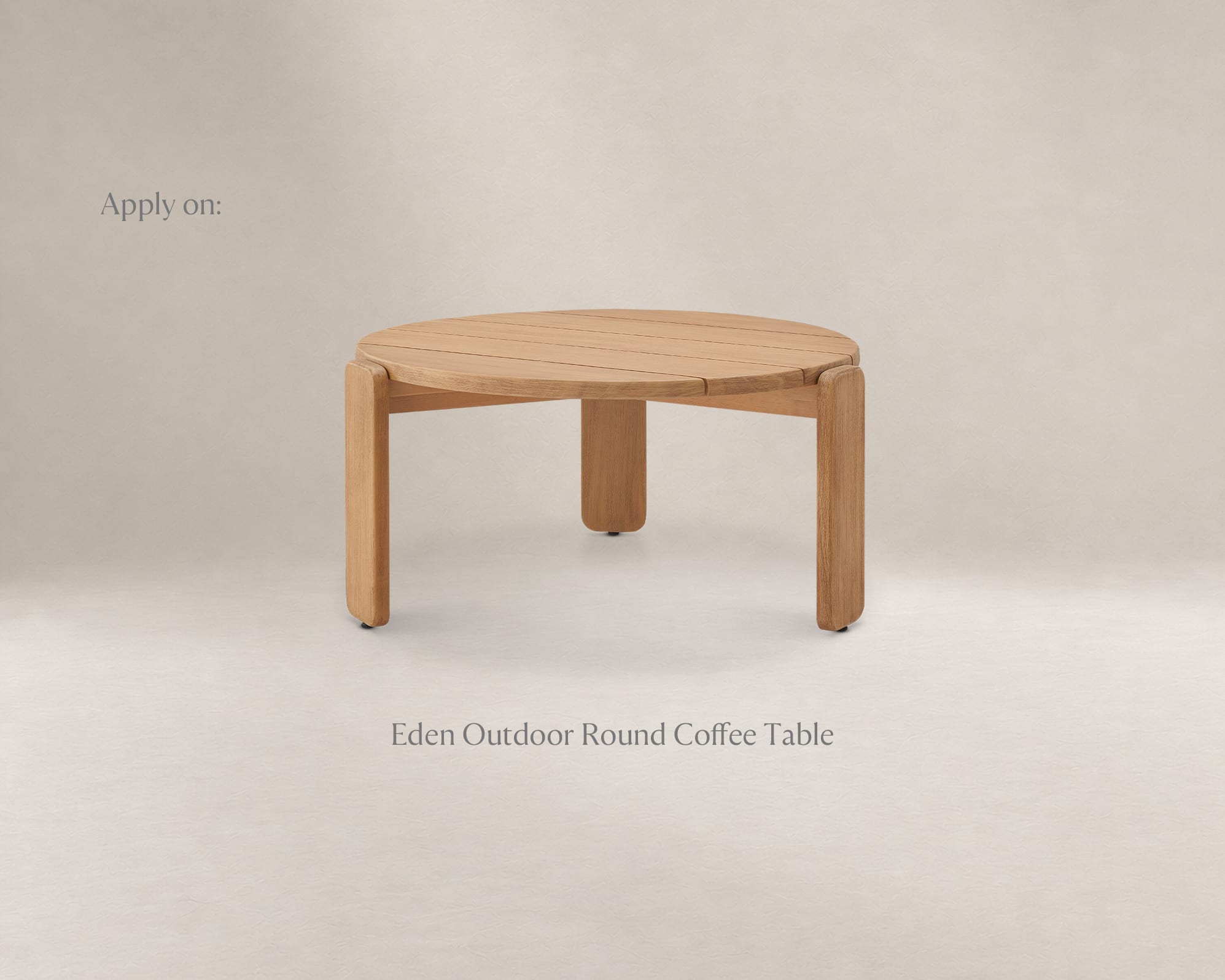Eden Outdoor Round Coffee Table Cover 4