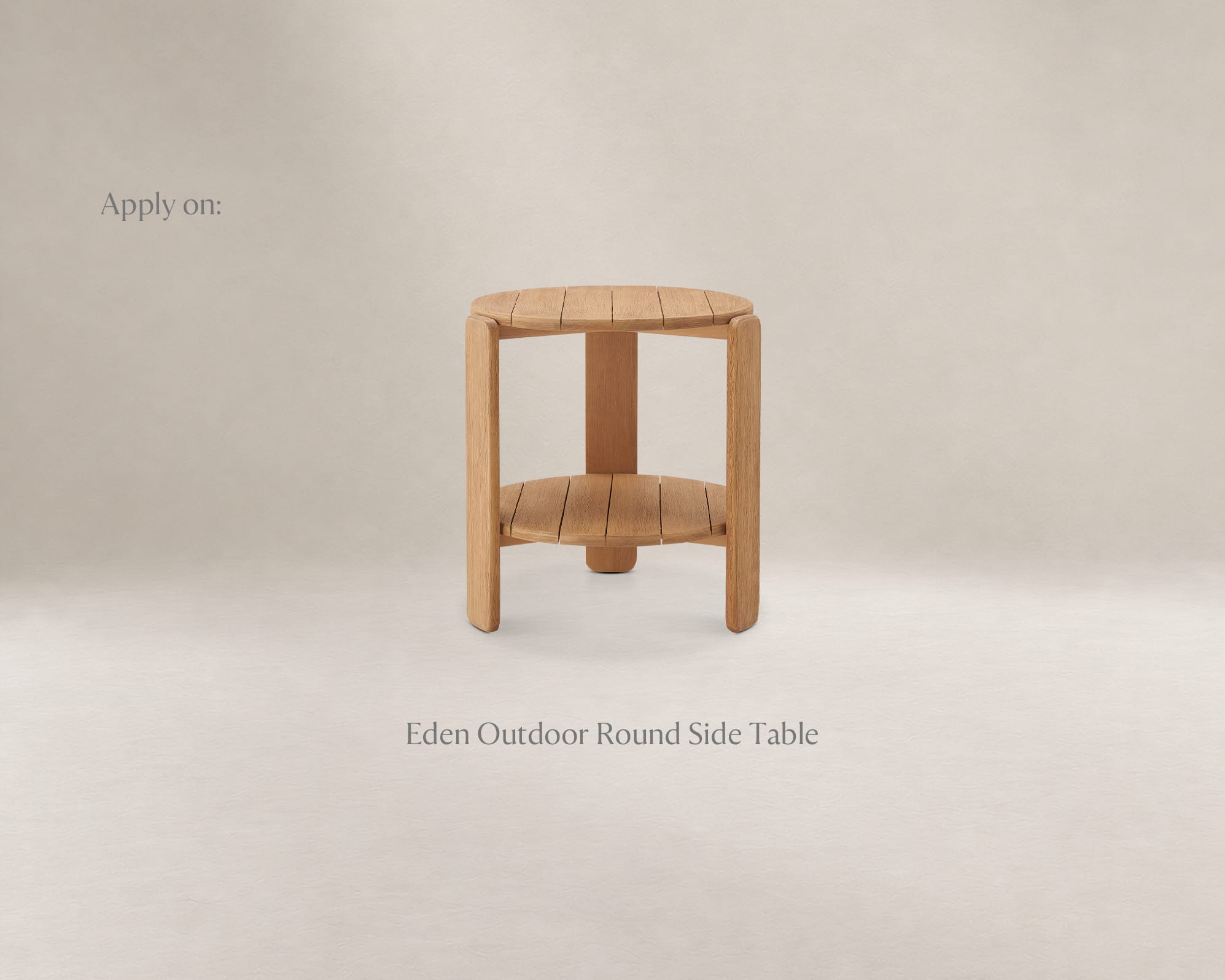 Eden Outdoor Round Side Table Cover 4