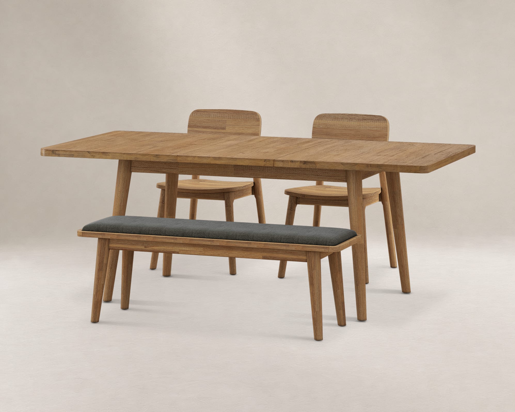 Seb Extendable Dining Set for 4-6 2