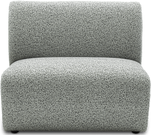 Auburn Armless Sofa, Performance Basalt