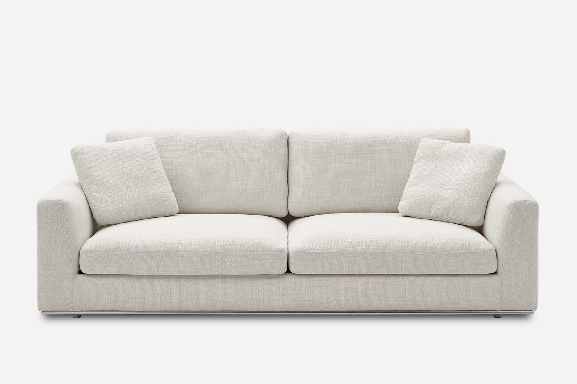 Hamilton 3 Seater Sofa, Brilliant White Castlery Australia