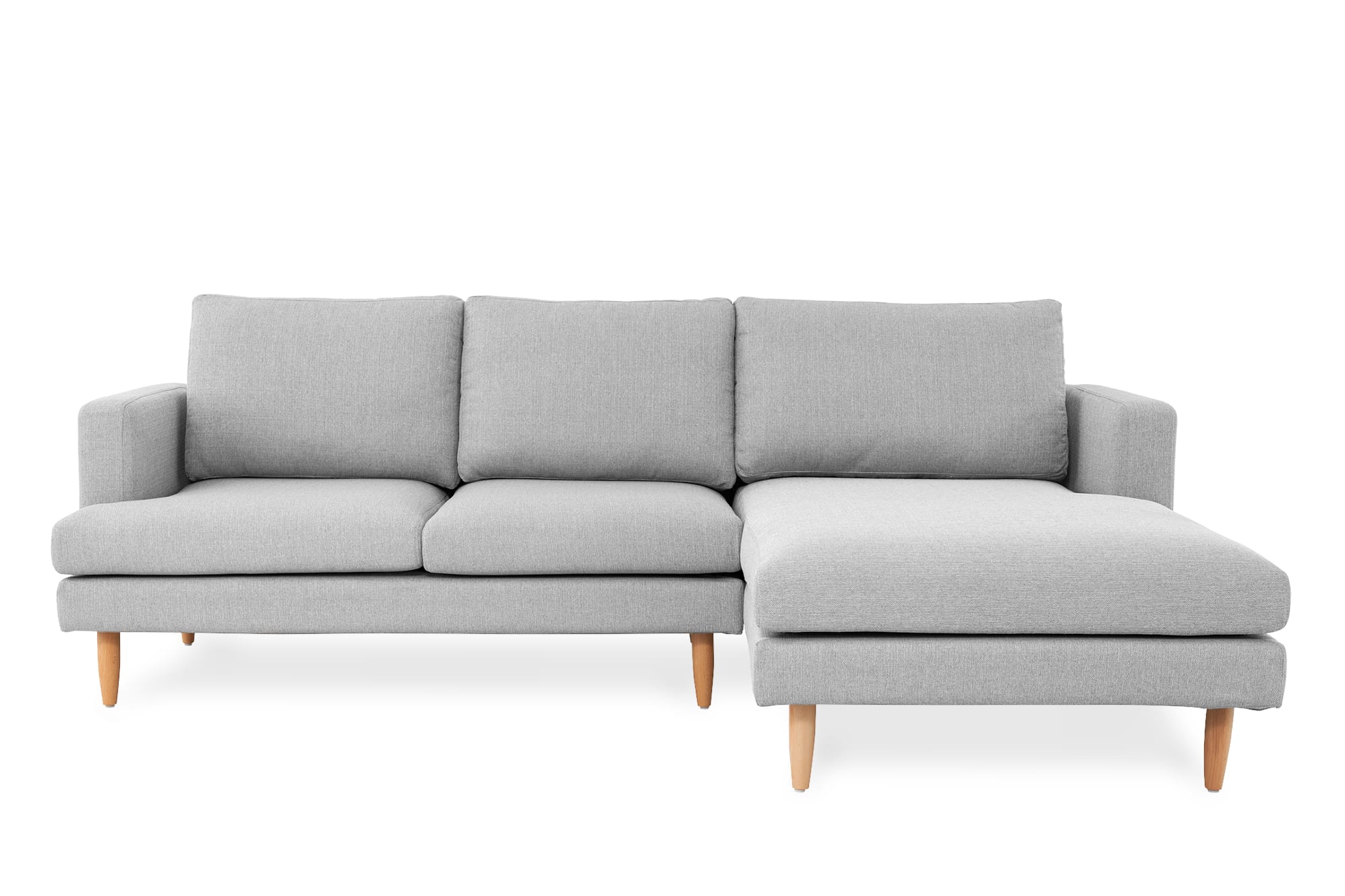 Tana Chaise Sectional Sofa, Light Facing | Castlery
