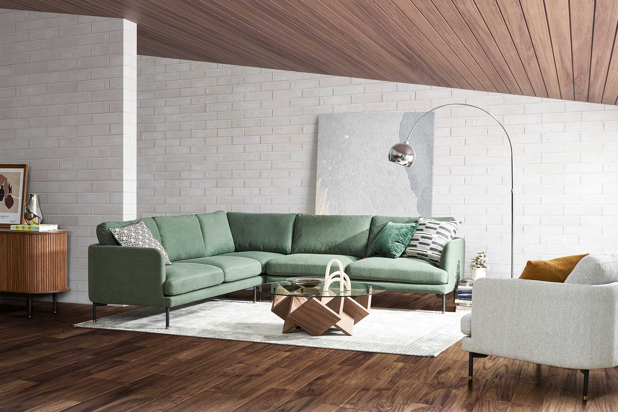 Pebble L-Shape Sectional Couch 3