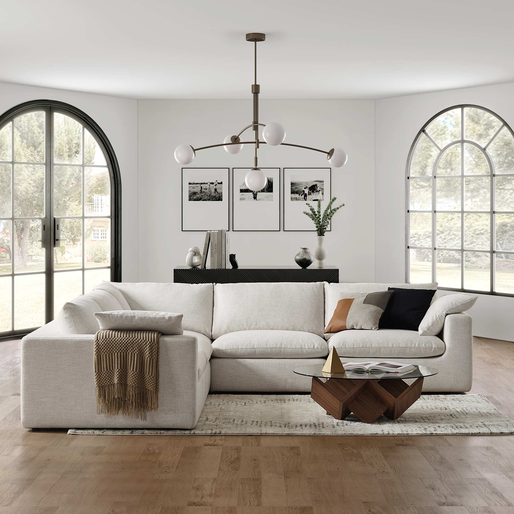 Dawson L-Shape Sectional Couch 3
