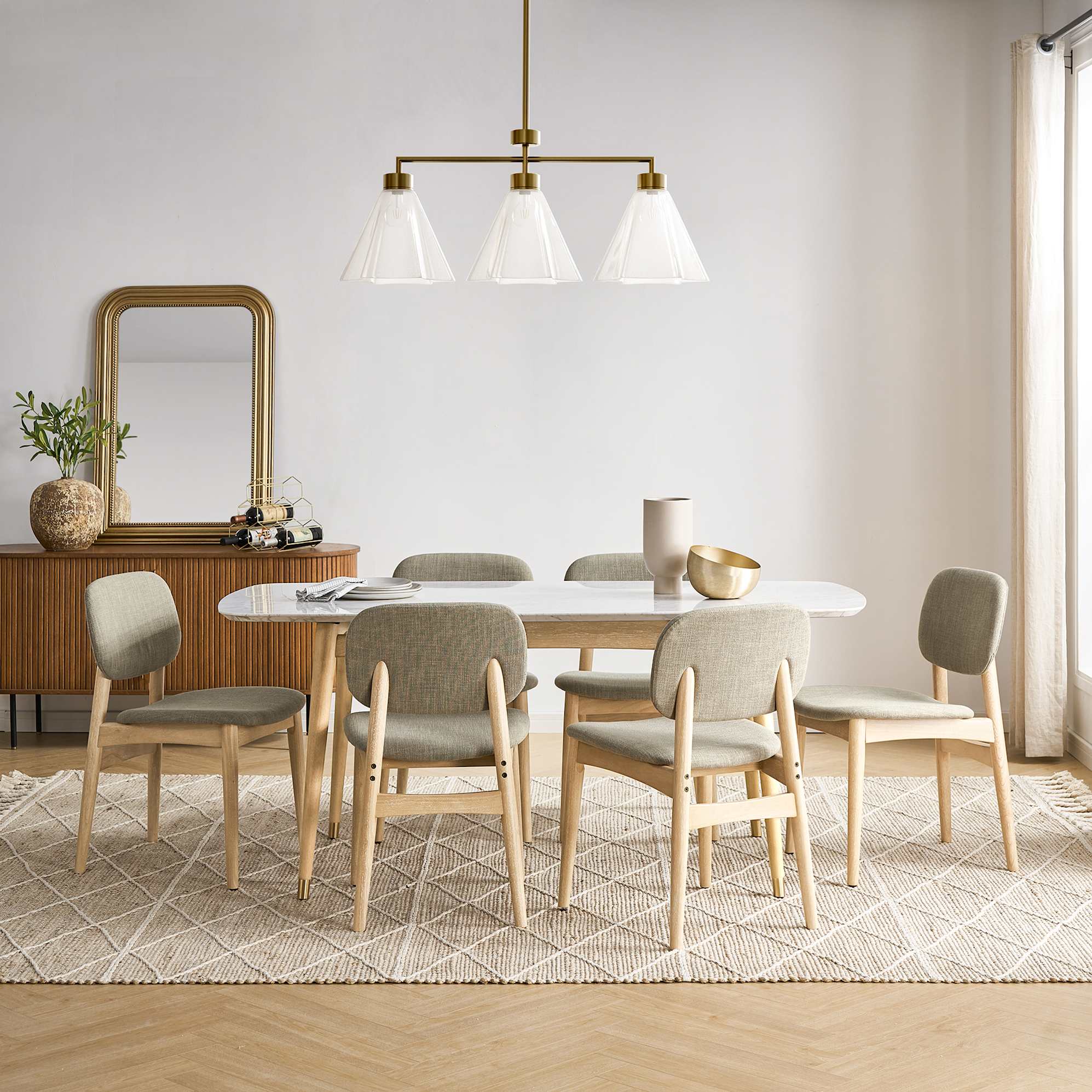 Kelsey Chair, White Wash 2