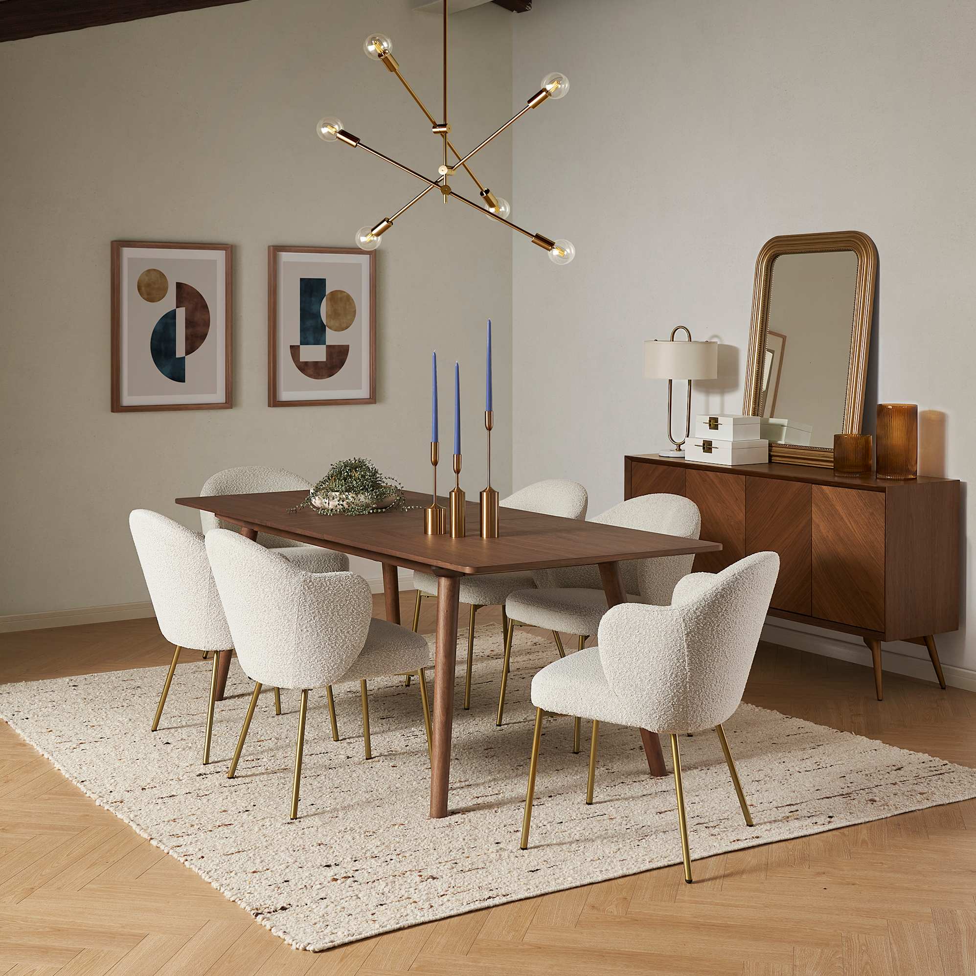 Simone Performance Bouclé Chair 4