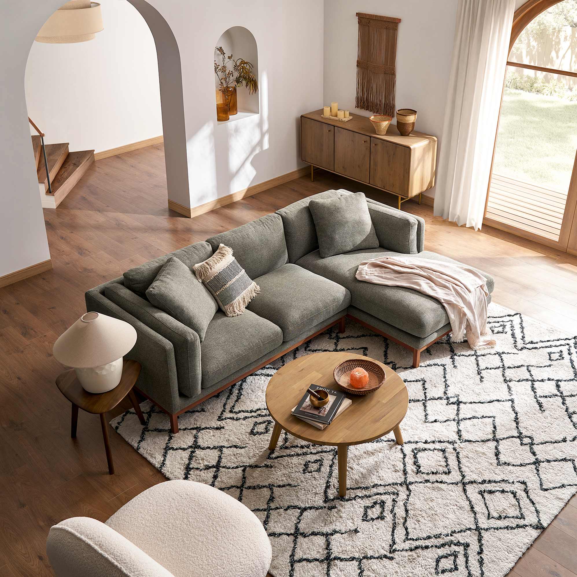 Owen Chaise Sectional Couch 3