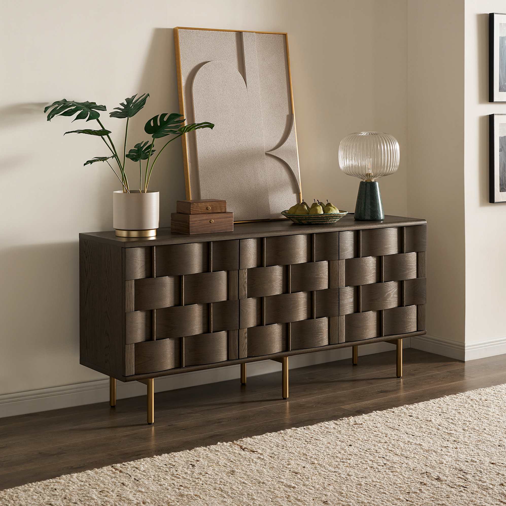 Ariel Sideboard, Caramel Oak 3