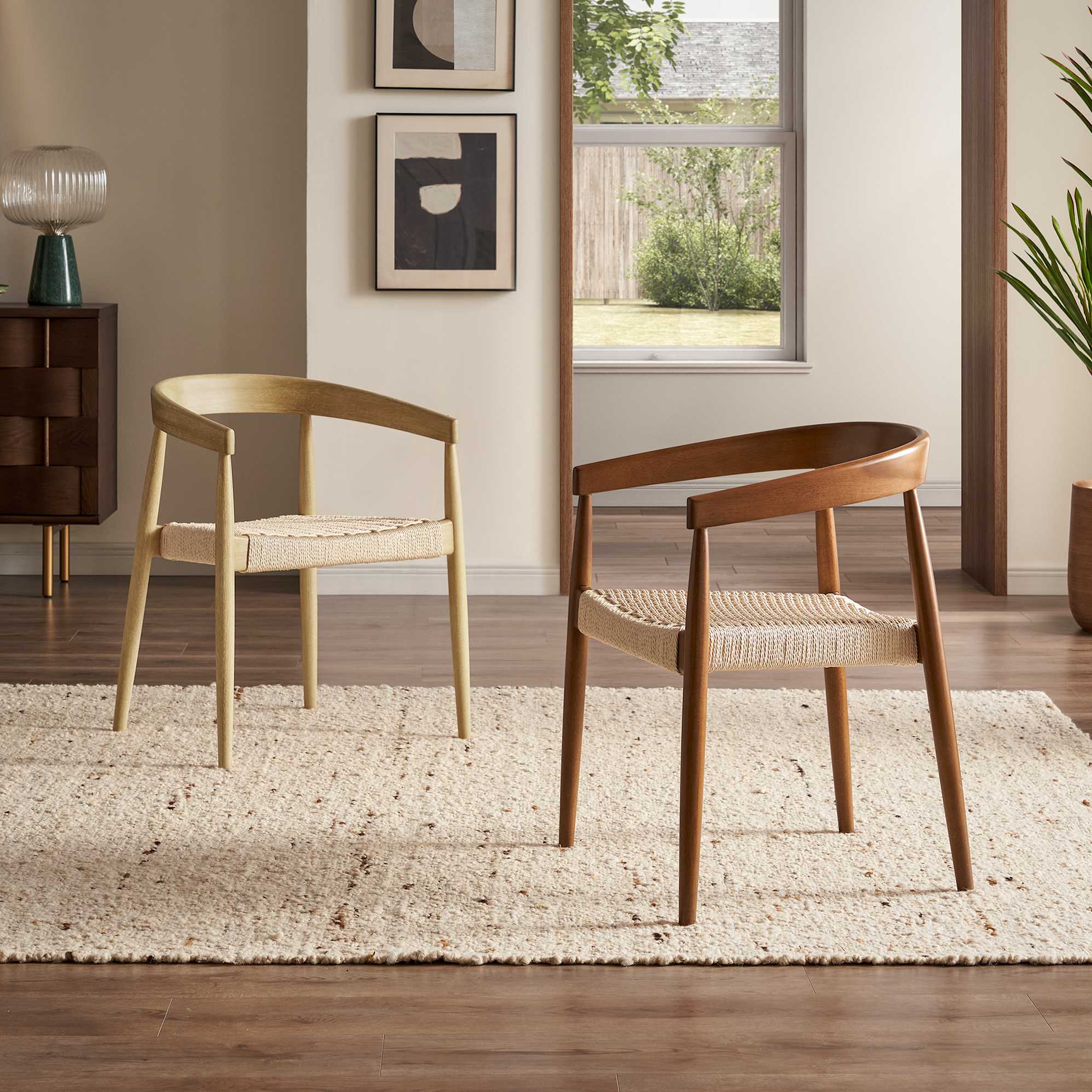 Austen Dining Arm Chair, Walnut Stain 4