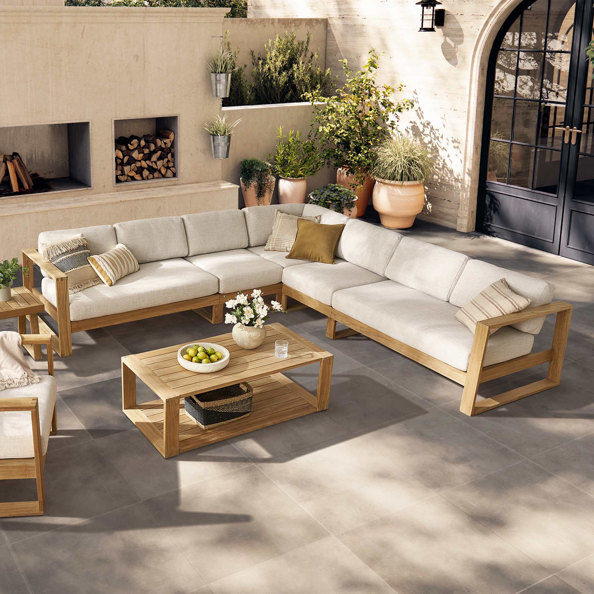 Rio Outdoor Left Facing 2 Seater Sofa 3