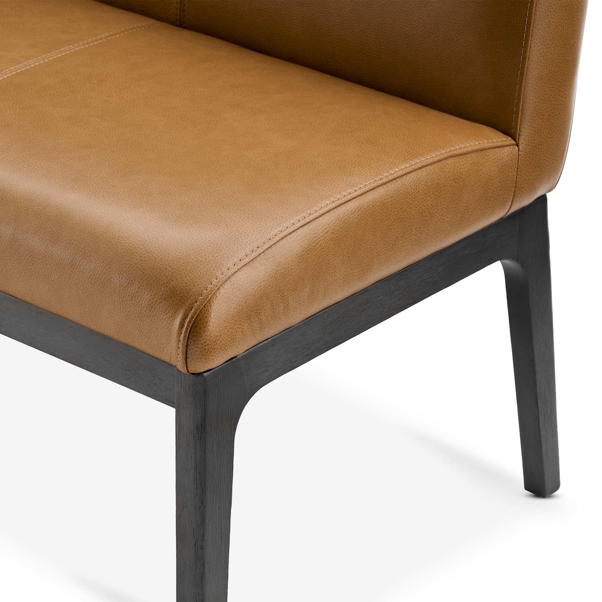 Elliot Leather Right Banquette Bench 4