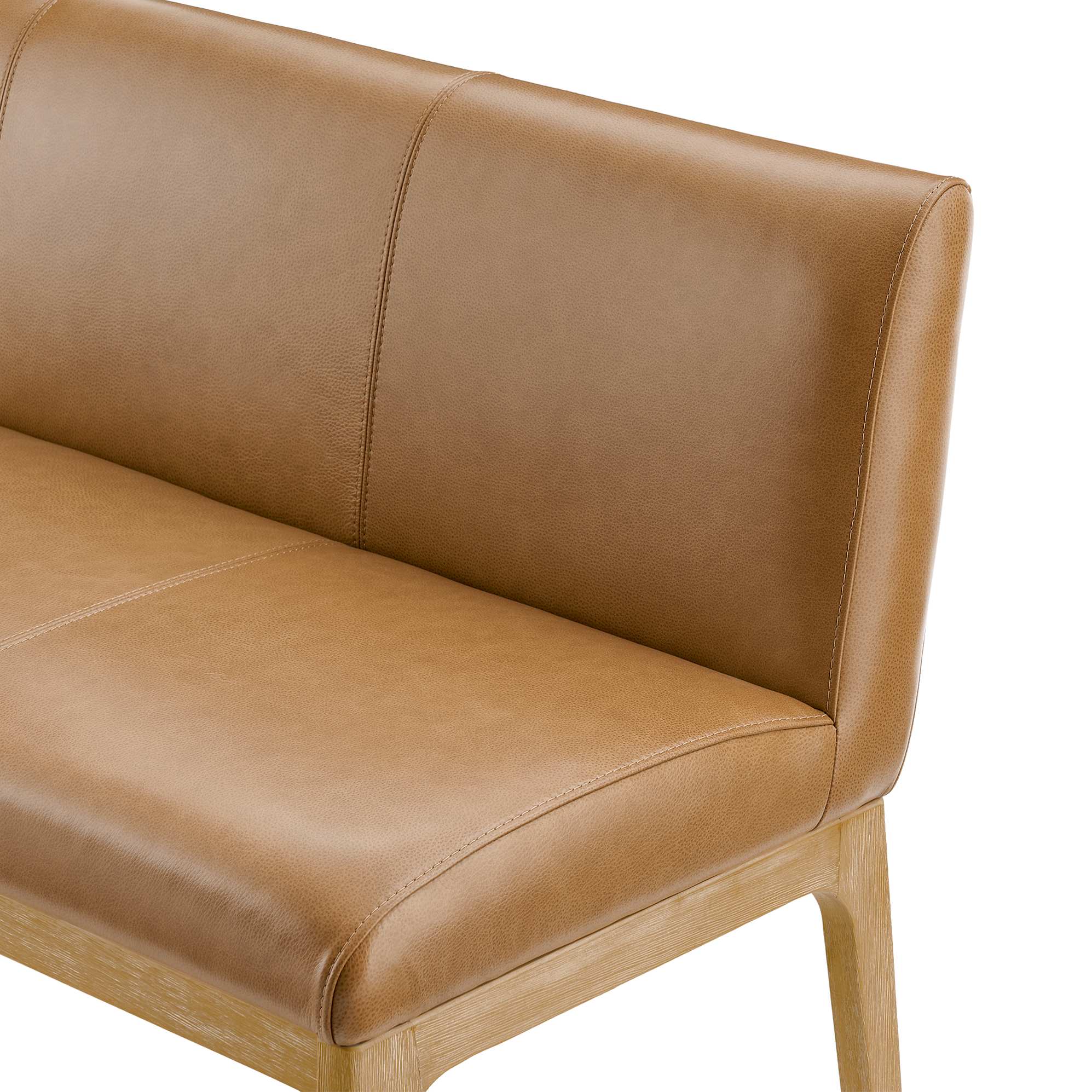Elliot Leather Right Banquette Bench 4