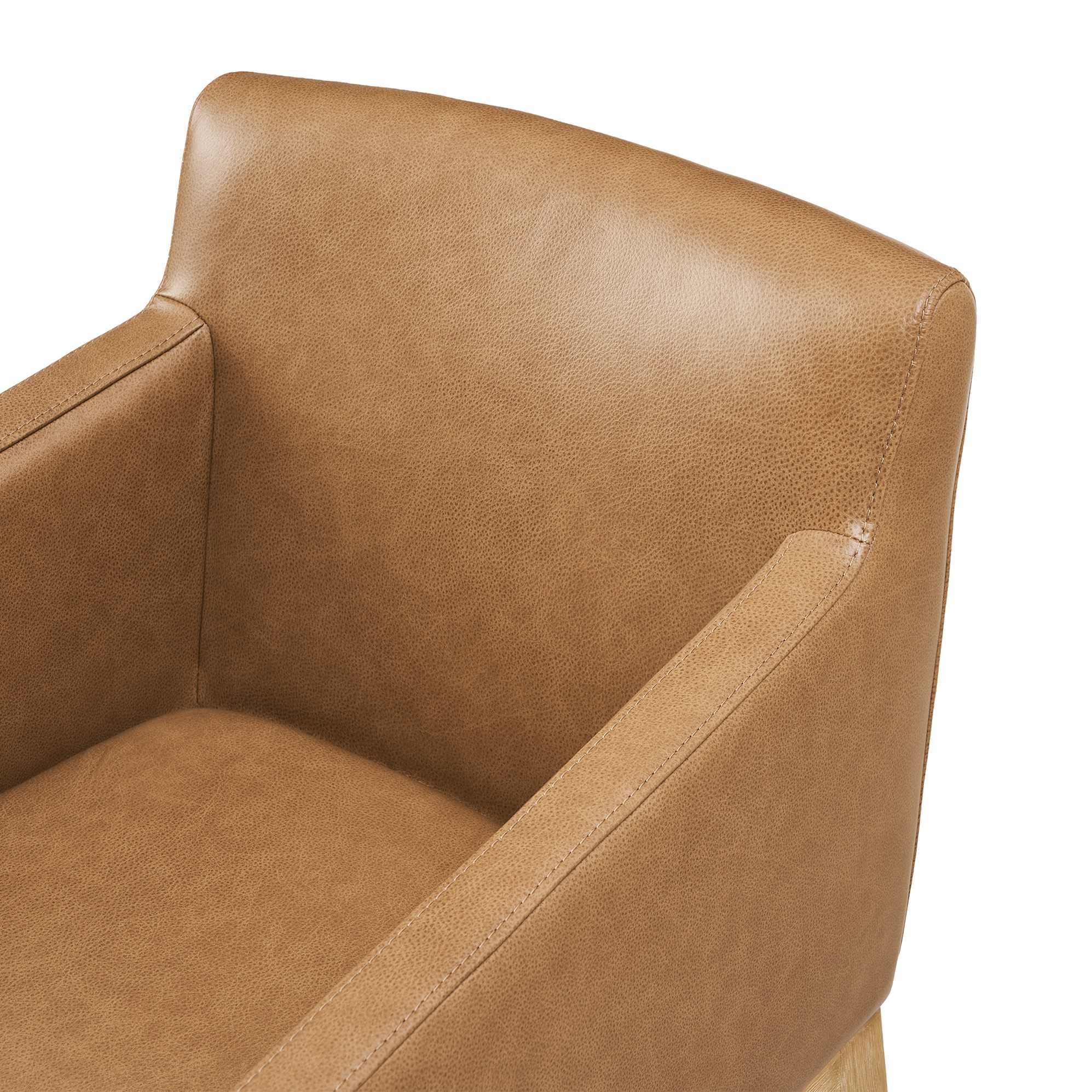 Elliot Leather Dining Arm Chair 3