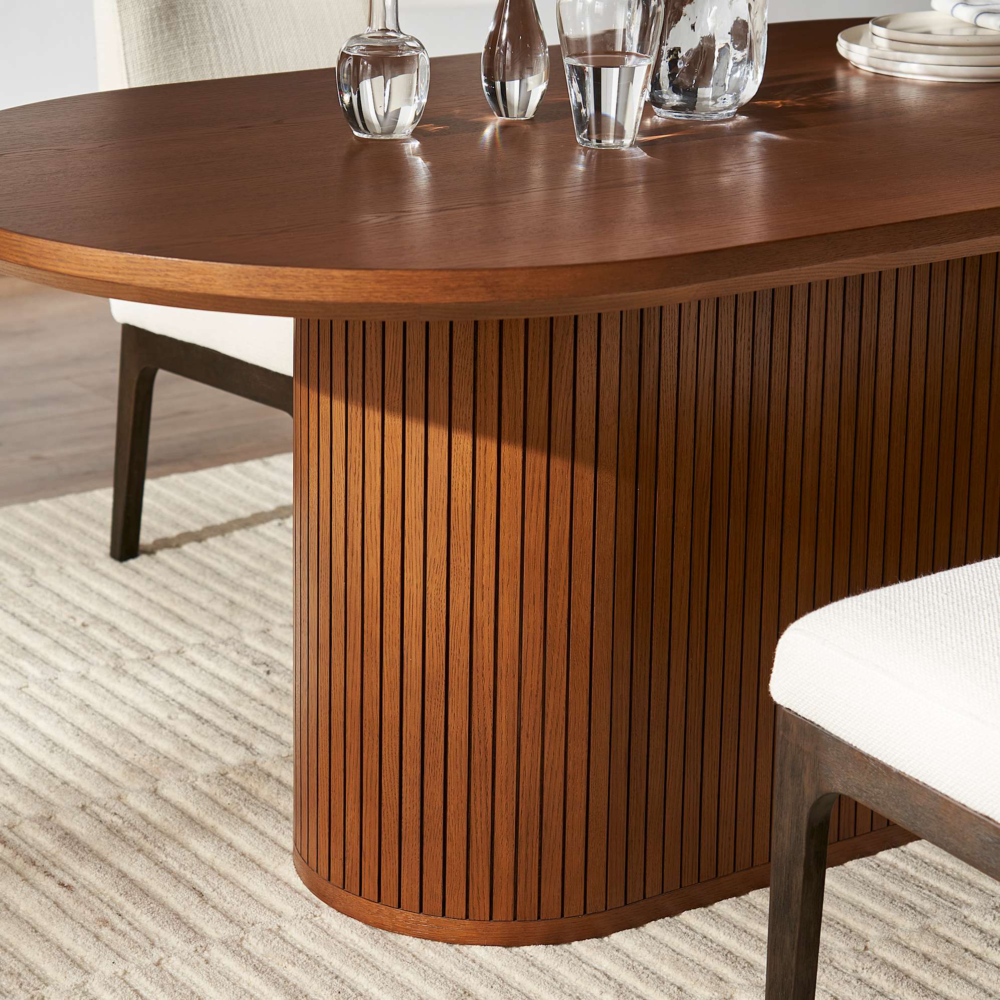 Harper Dining Table with Lira Chair Set 4
