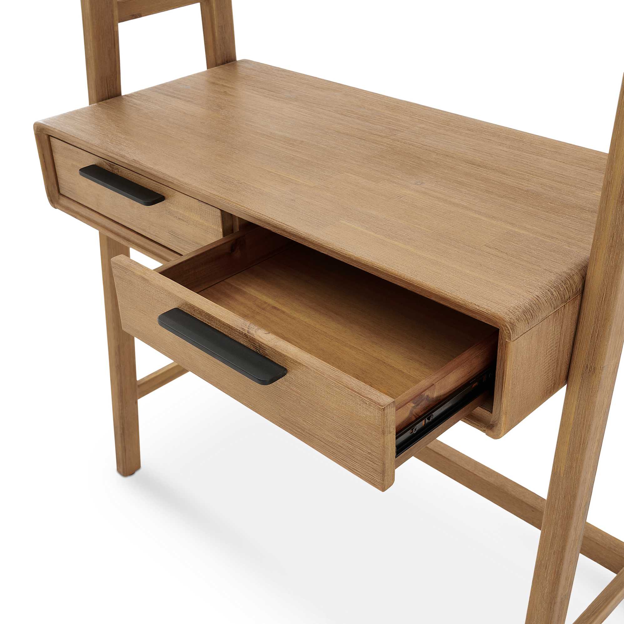 Seb Wall Desk with Bookcase Set 3