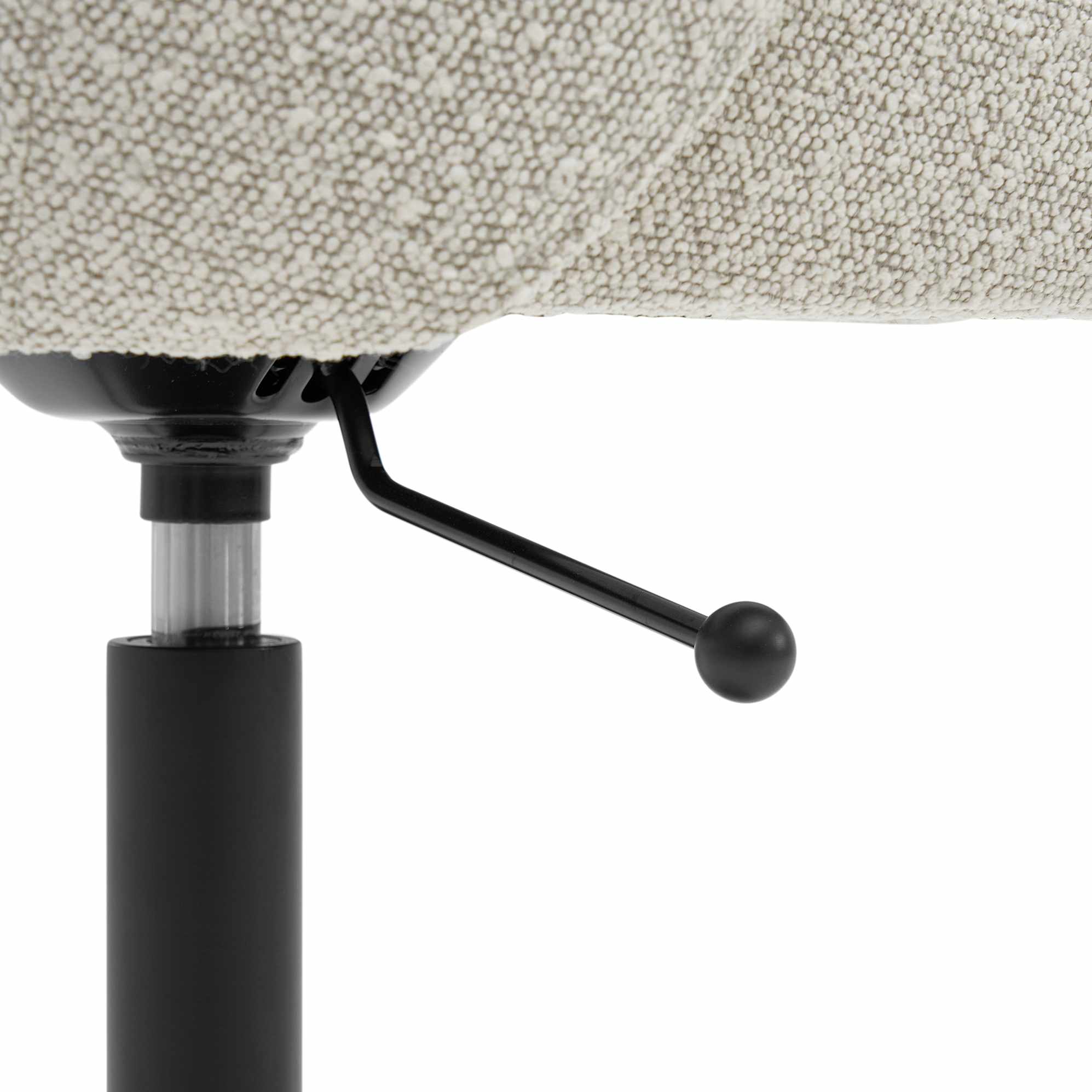 Simone Performance Bouclé Counter Stool, Matt Black 3