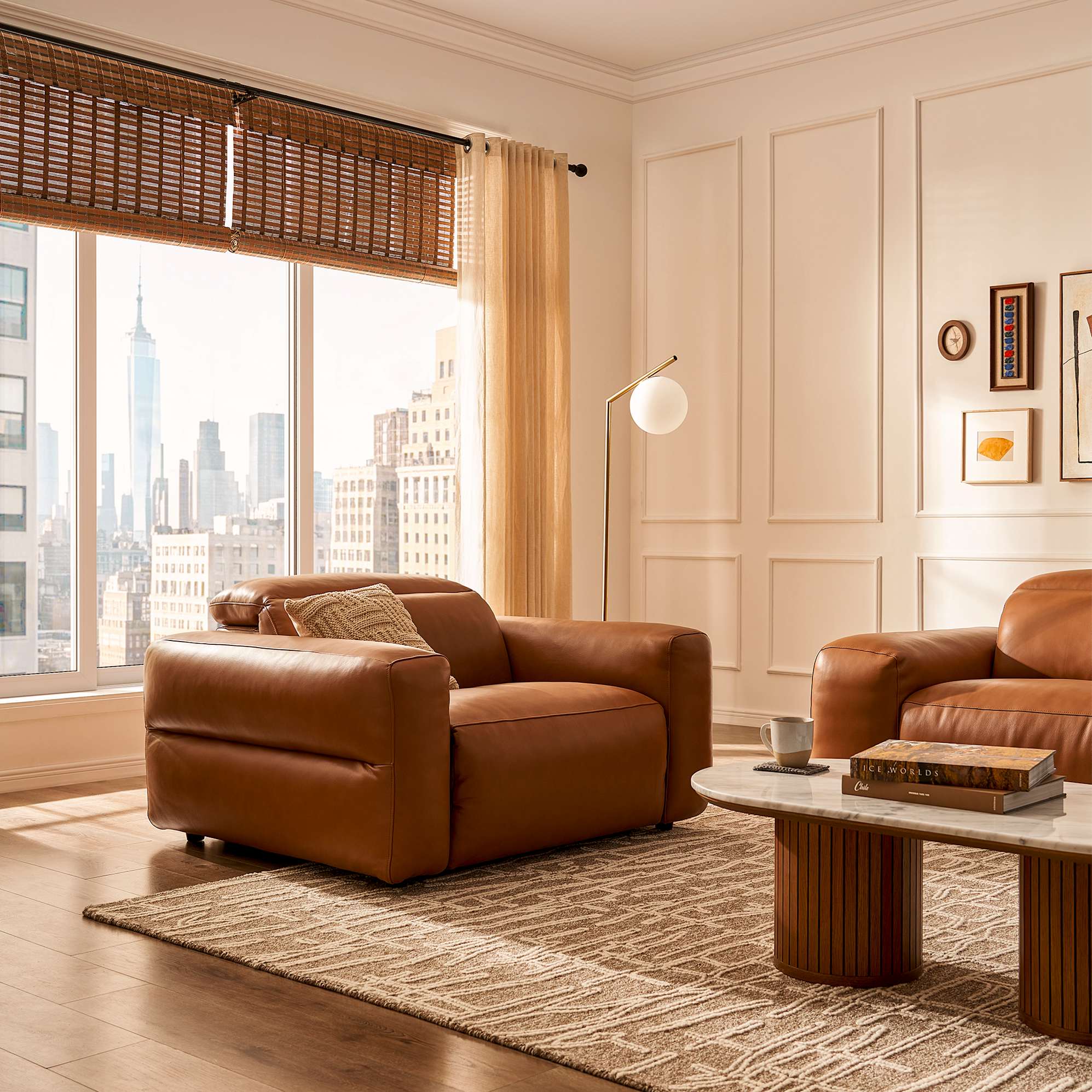 Jaron Leather Recliner Armchair 4