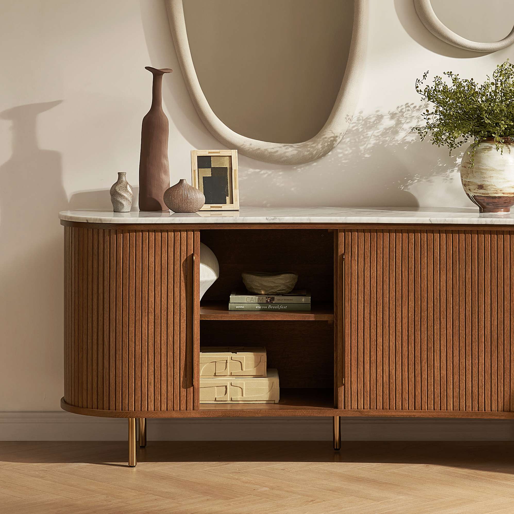 Harper Marble TV Stand 3