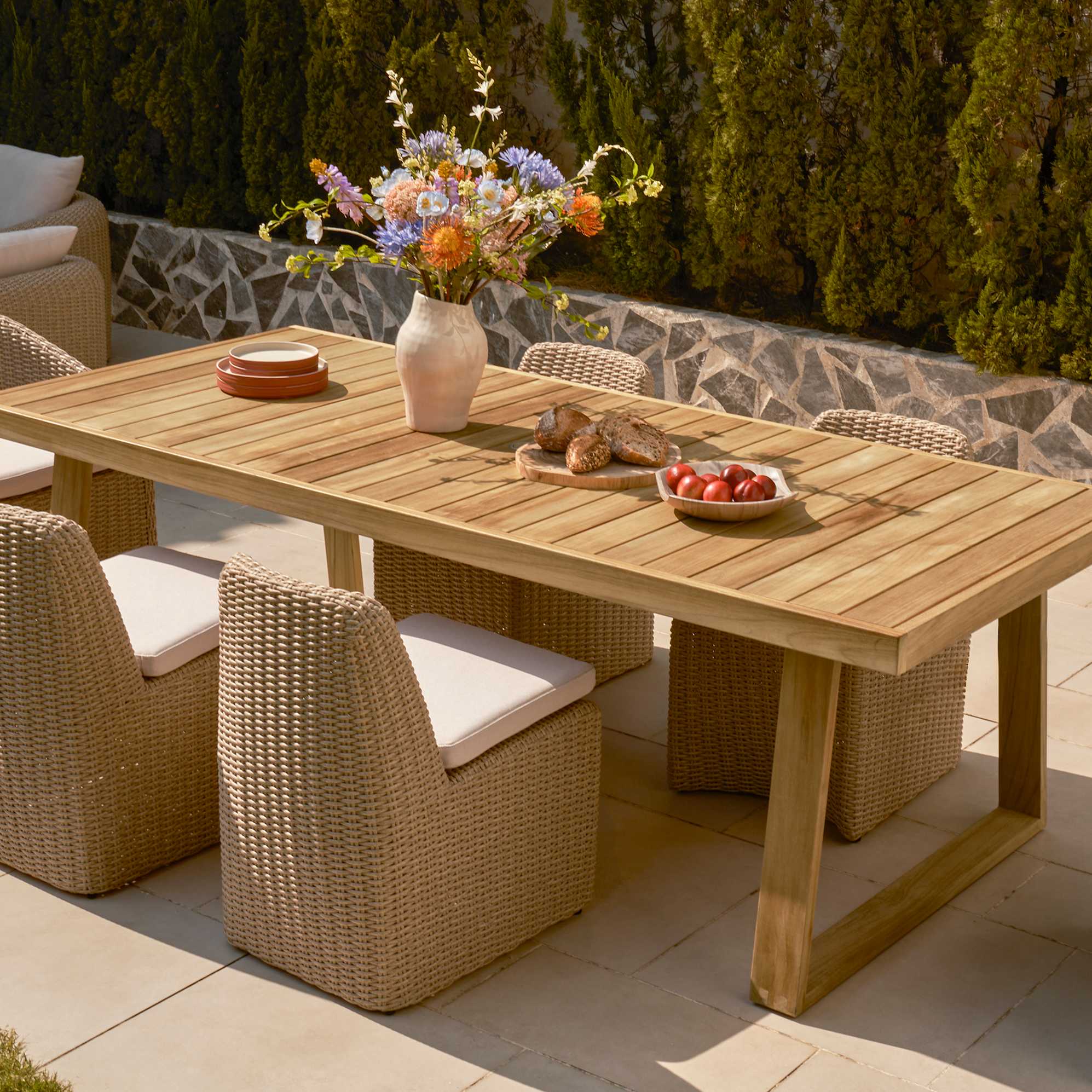 Lorna Outdoor Dining Chair Set of 2 2
