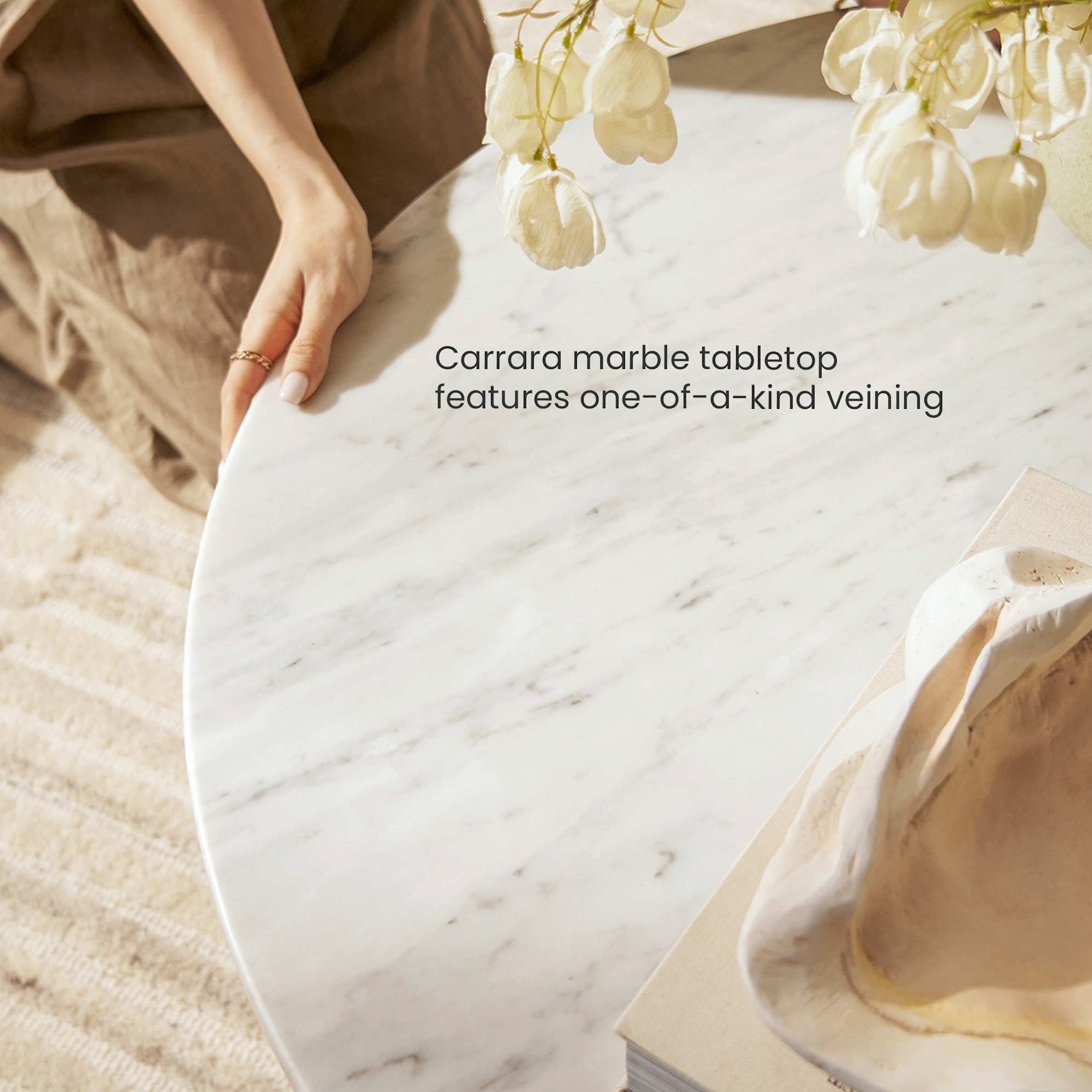 Seb Round Marble Coffee Table 2