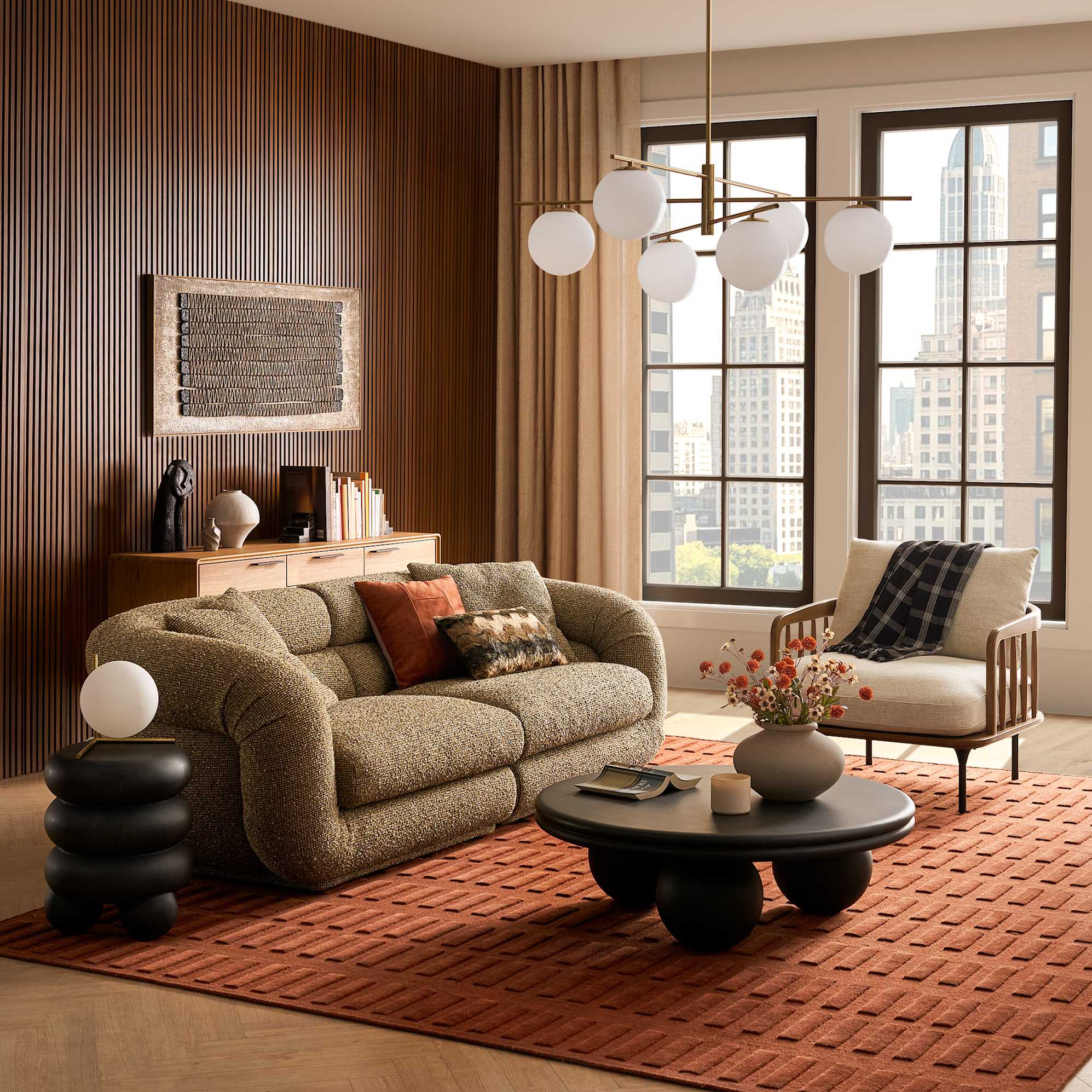 Solari Performance Fabric 3 Seater Sofa 2