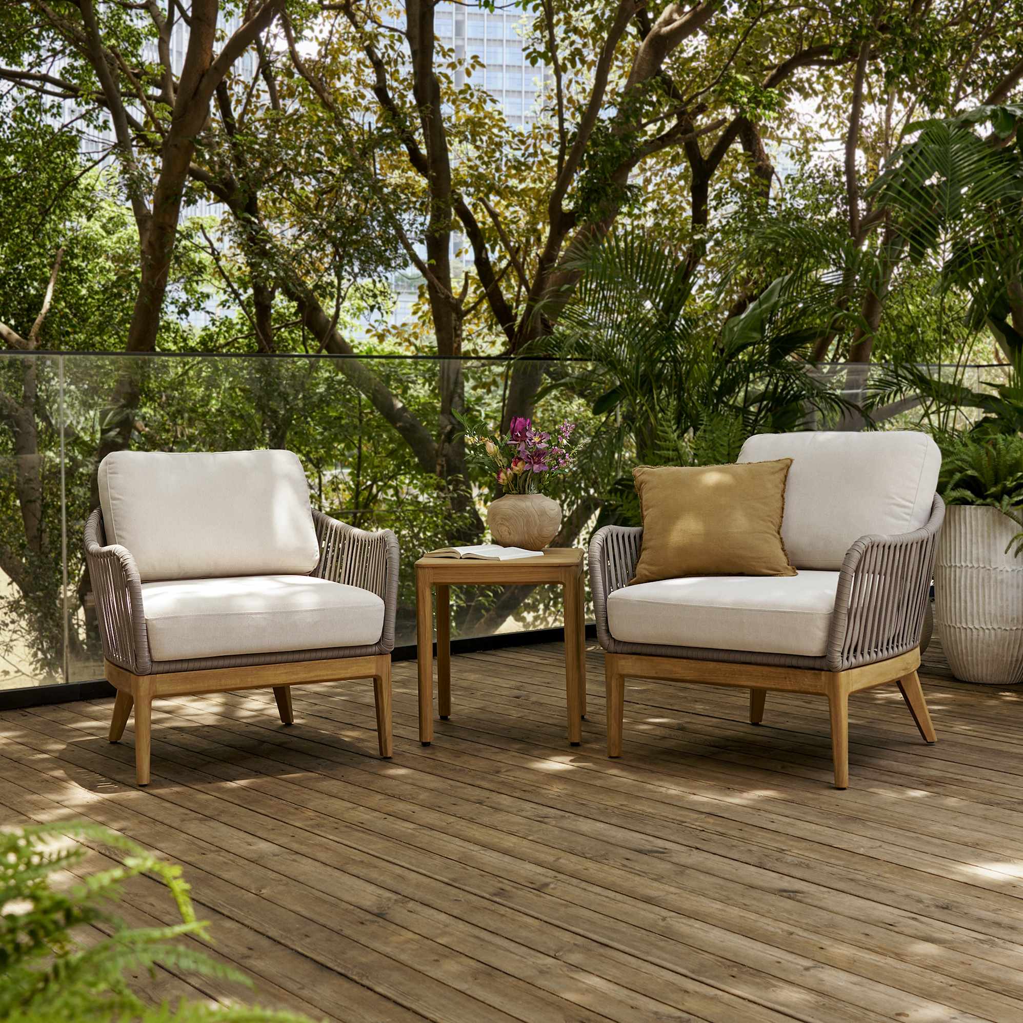Isla Outdoor Square Side Table 3