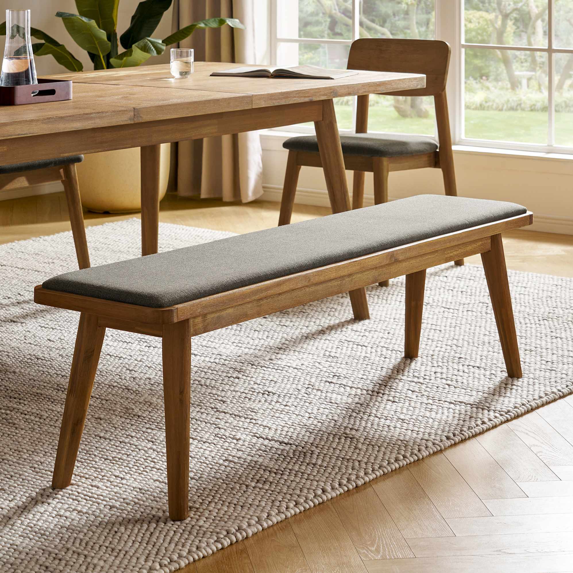 Seb Extendable Dining Set for 4-6 4