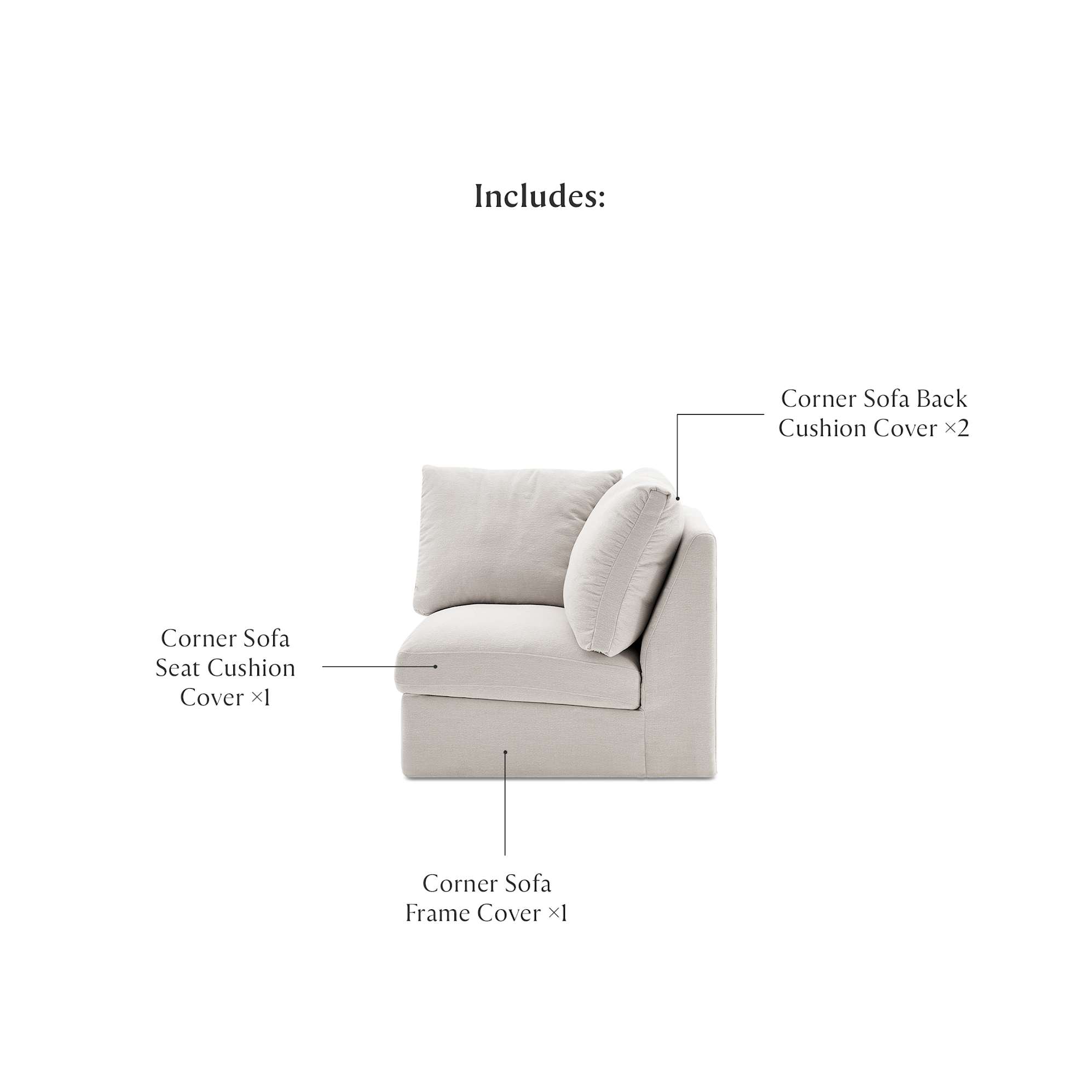 Agnes Storage Sofa Modular Component Cover 2