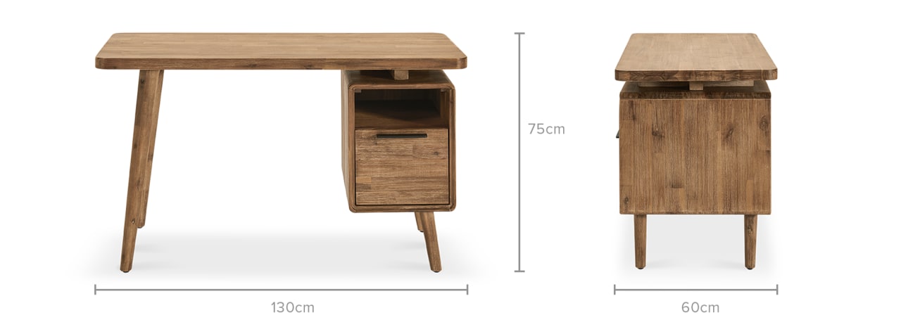 Dressing table castlery top