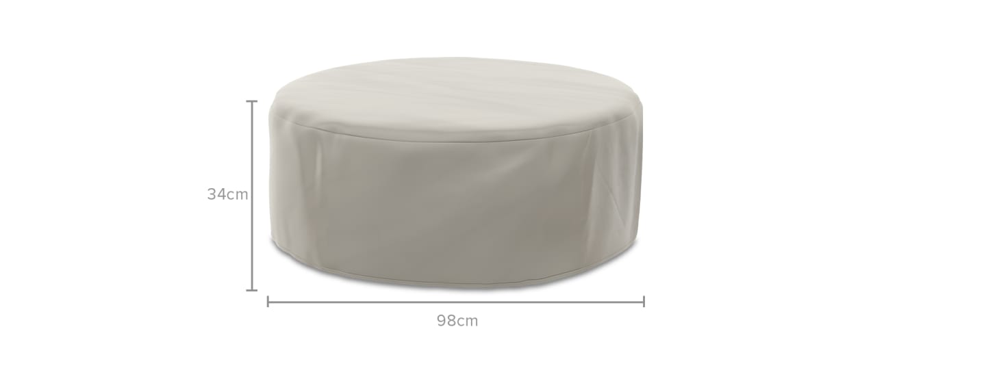 Malta outdoor coffee table cover castlery australia