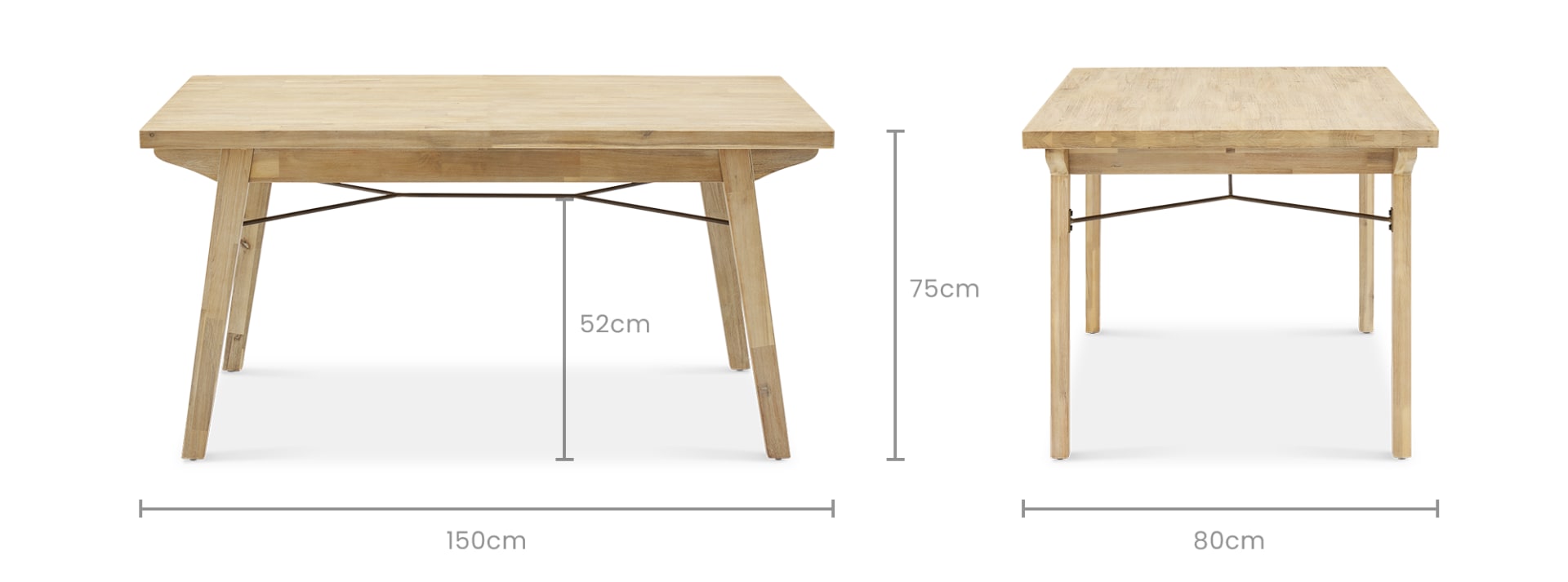 Miles extendable dining hot sale table