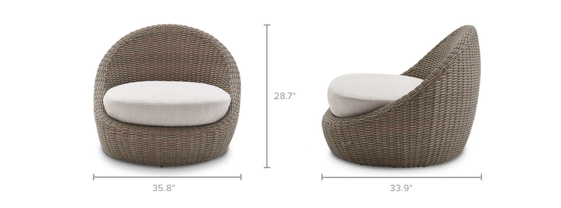 Malta Outdoor Lounge Chair Castlery US