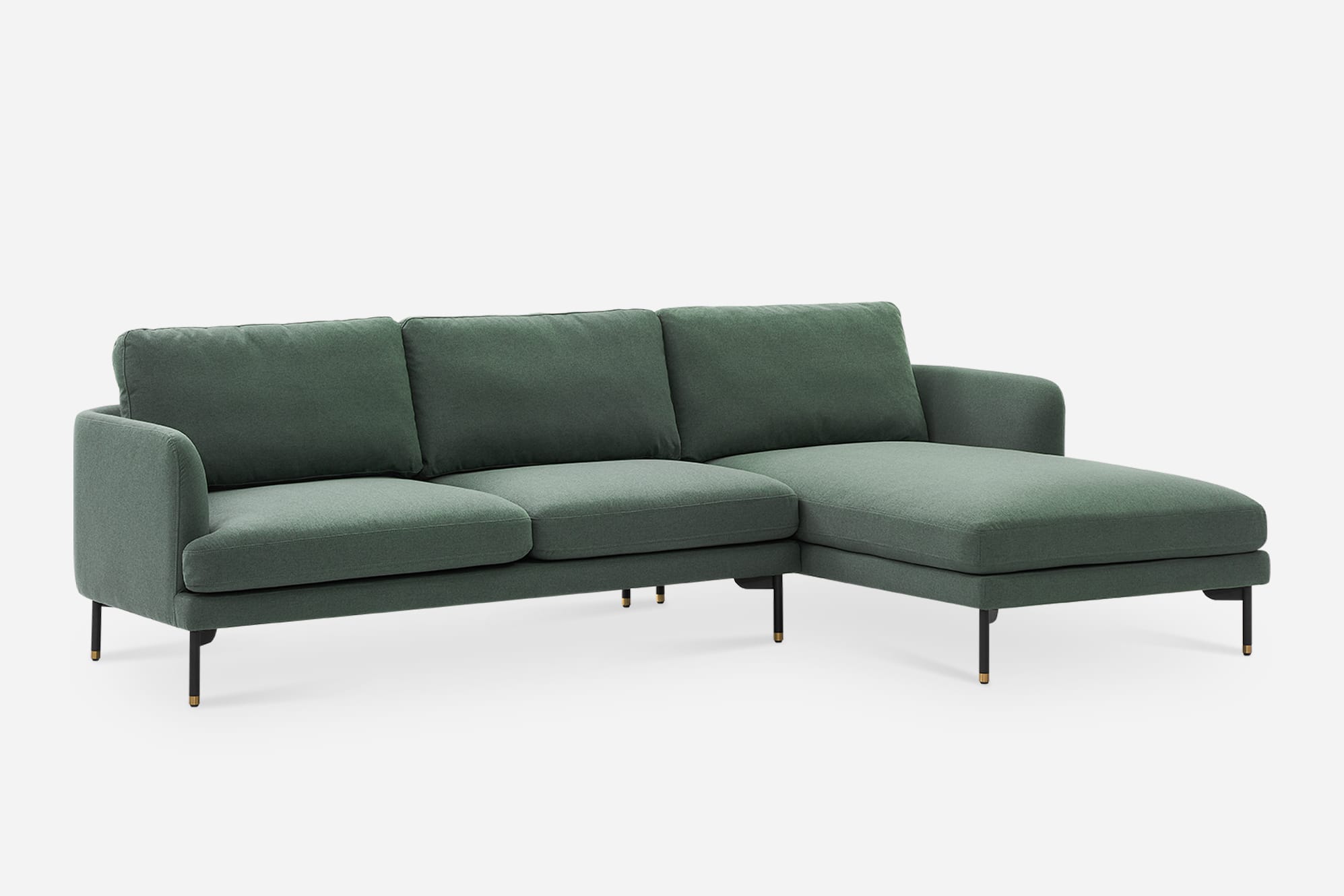 Pebble Chaise Sectional Sofa 10